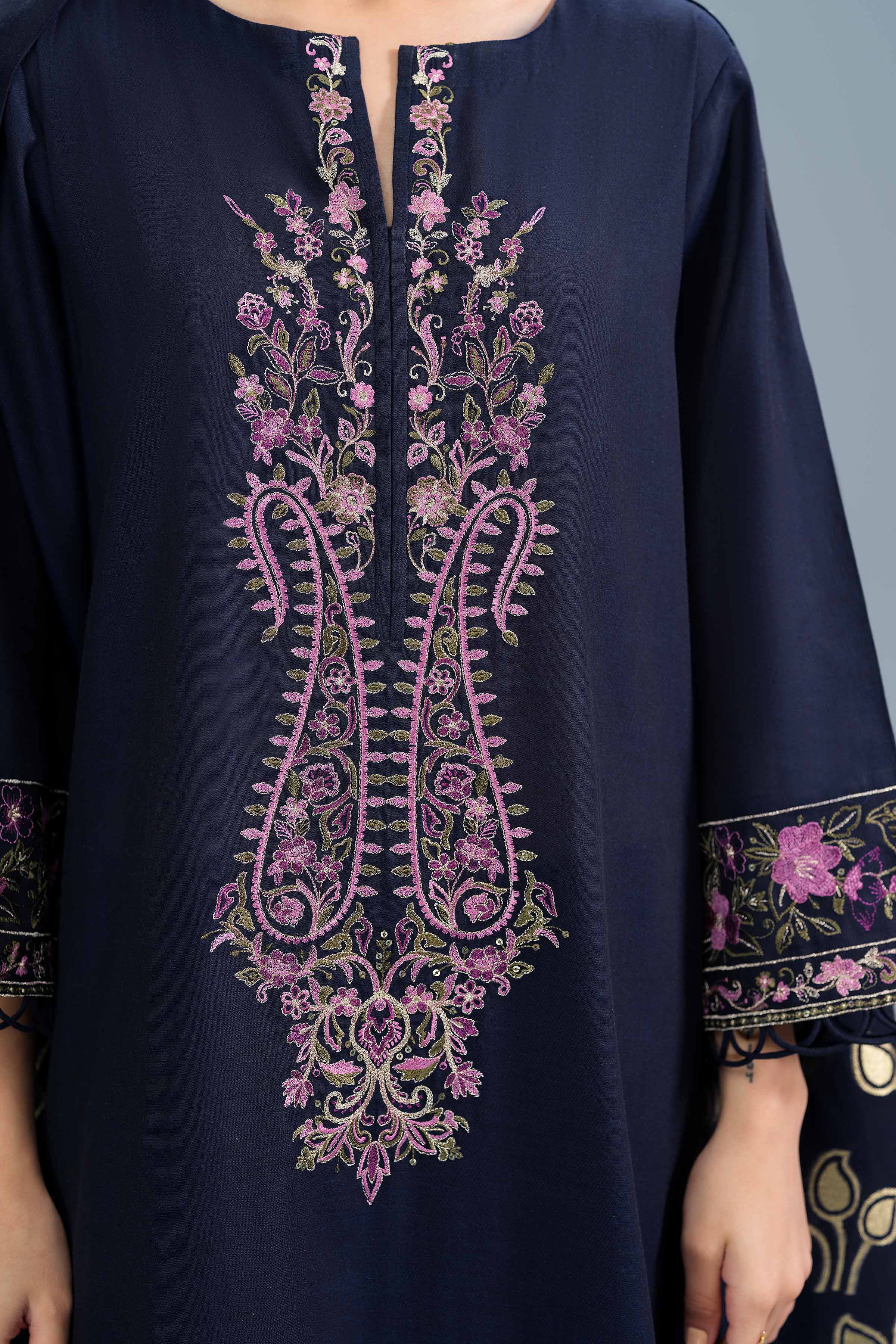 3 Piece - Embroidered Suit - 42308039 - Image 5