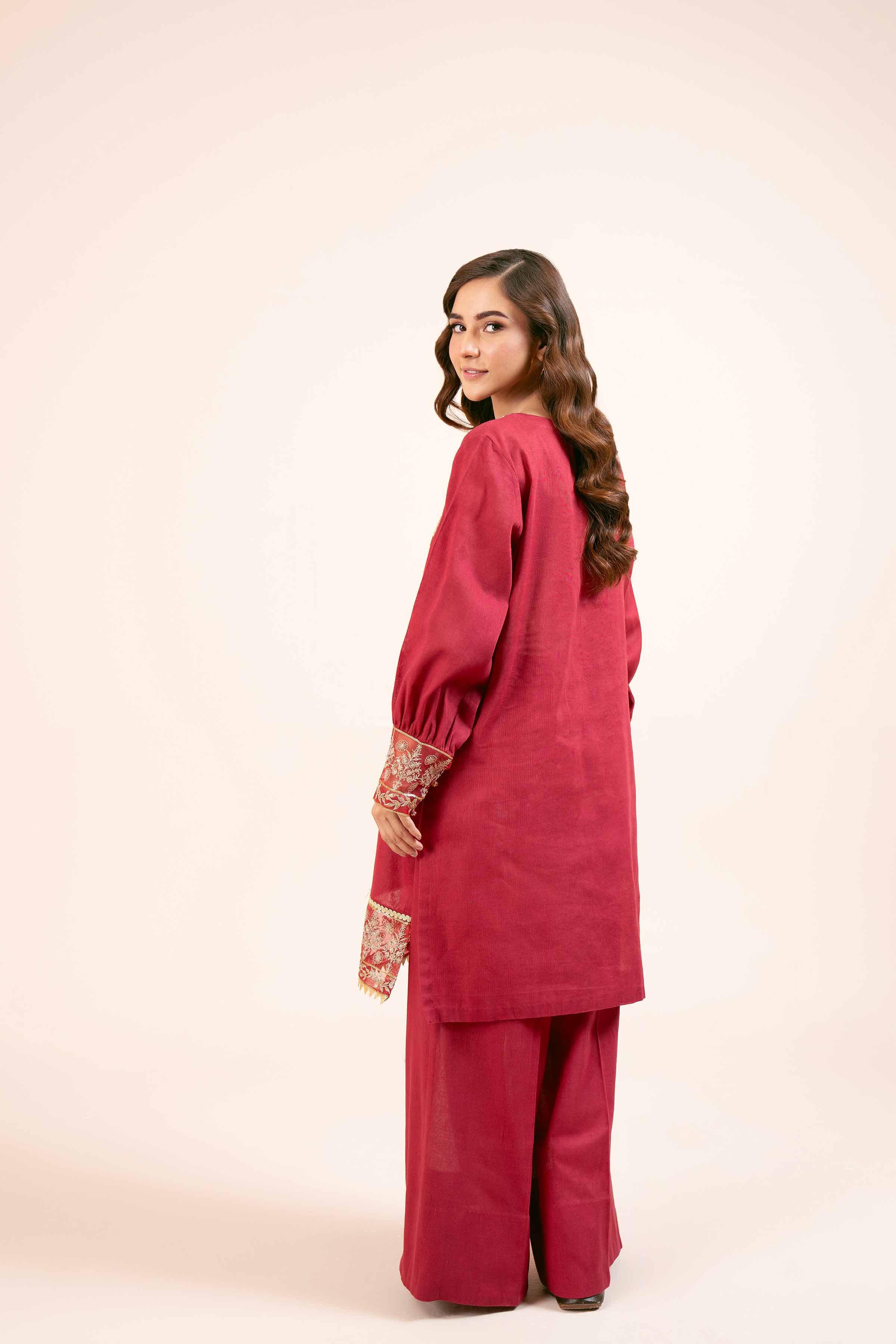 2 Piece - Dyed Embroidered Suit - 42404021 - Image 3