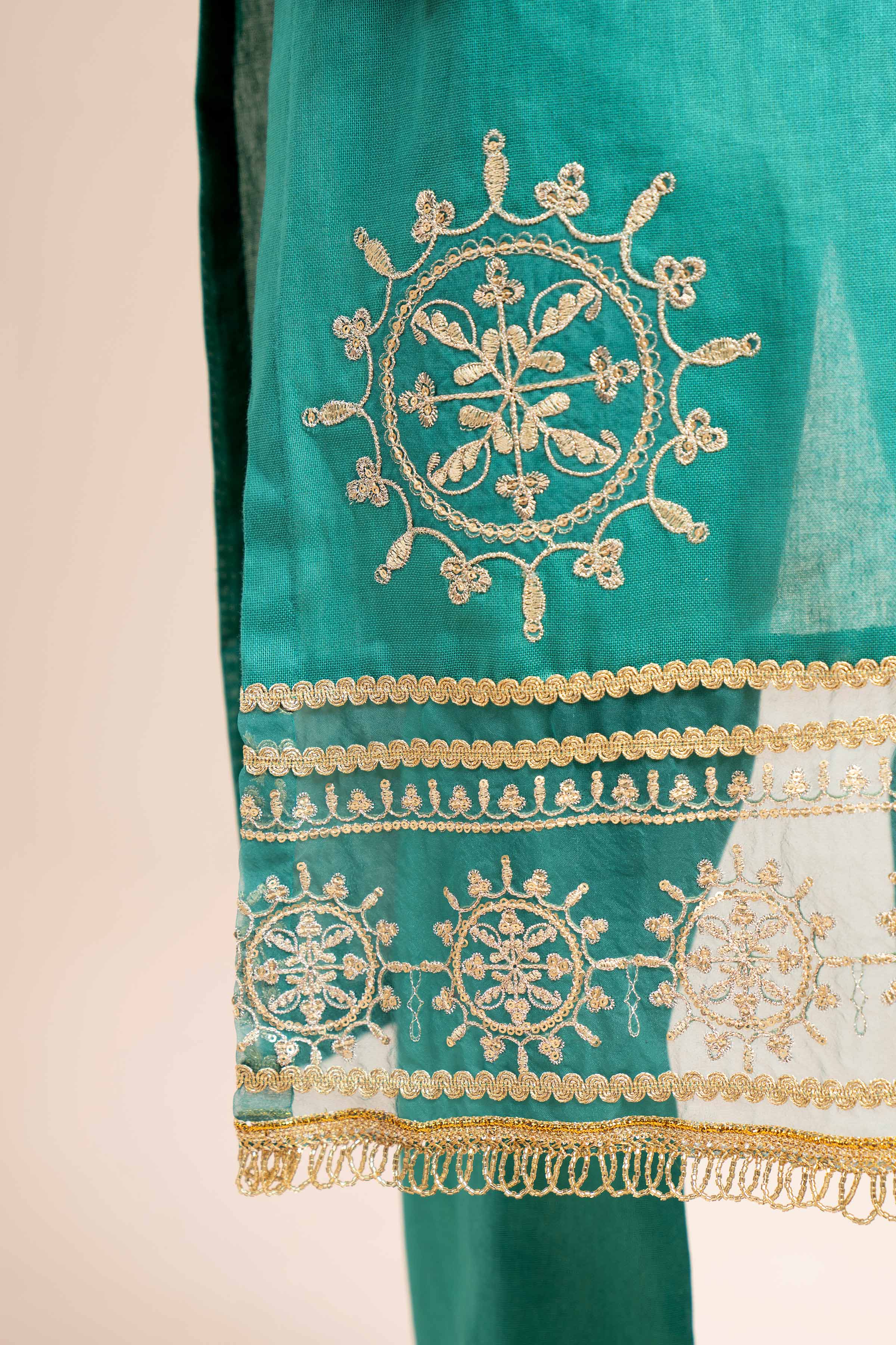 2 Piece - Dyed Embroidered Suit - 42404022 - Image 6