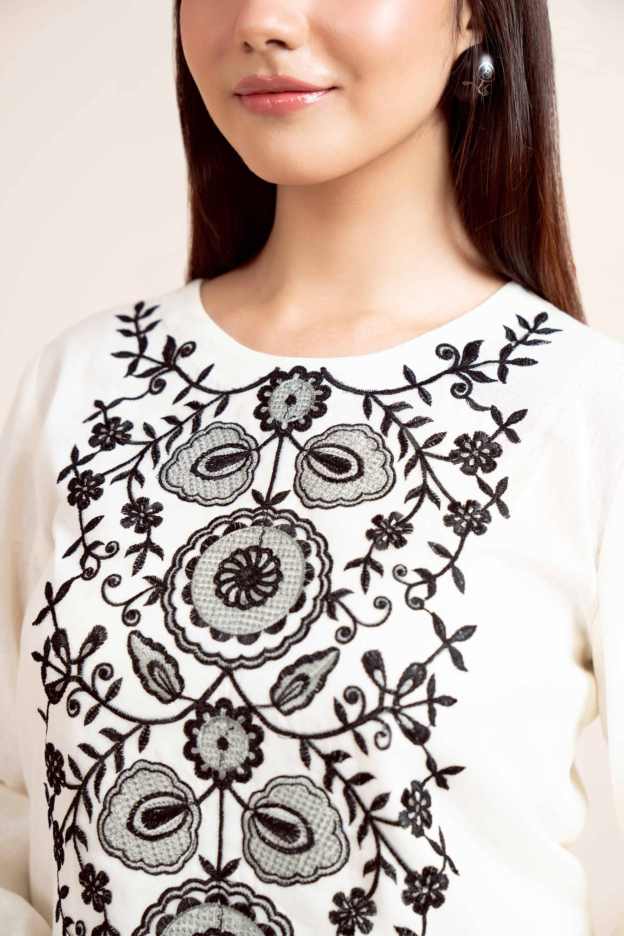 2 Piece - Dyed Embroidered Suit - 42404025 - Image 4
