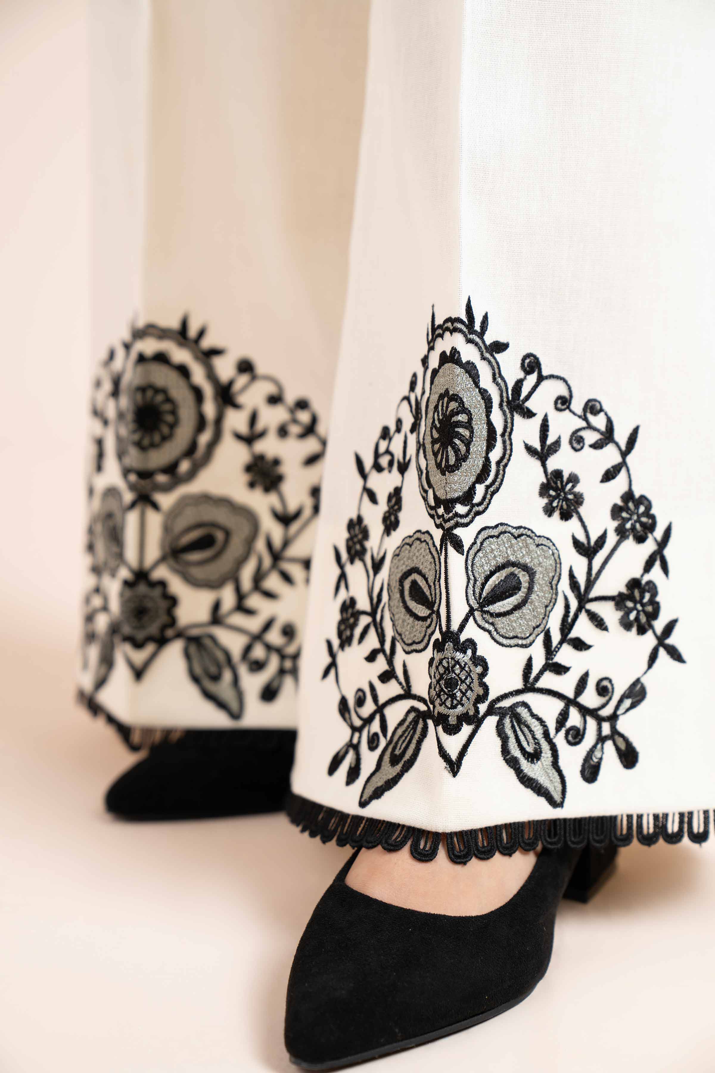 2 Piece - Dyed Embroidered Suit - 42404025 - Image 5