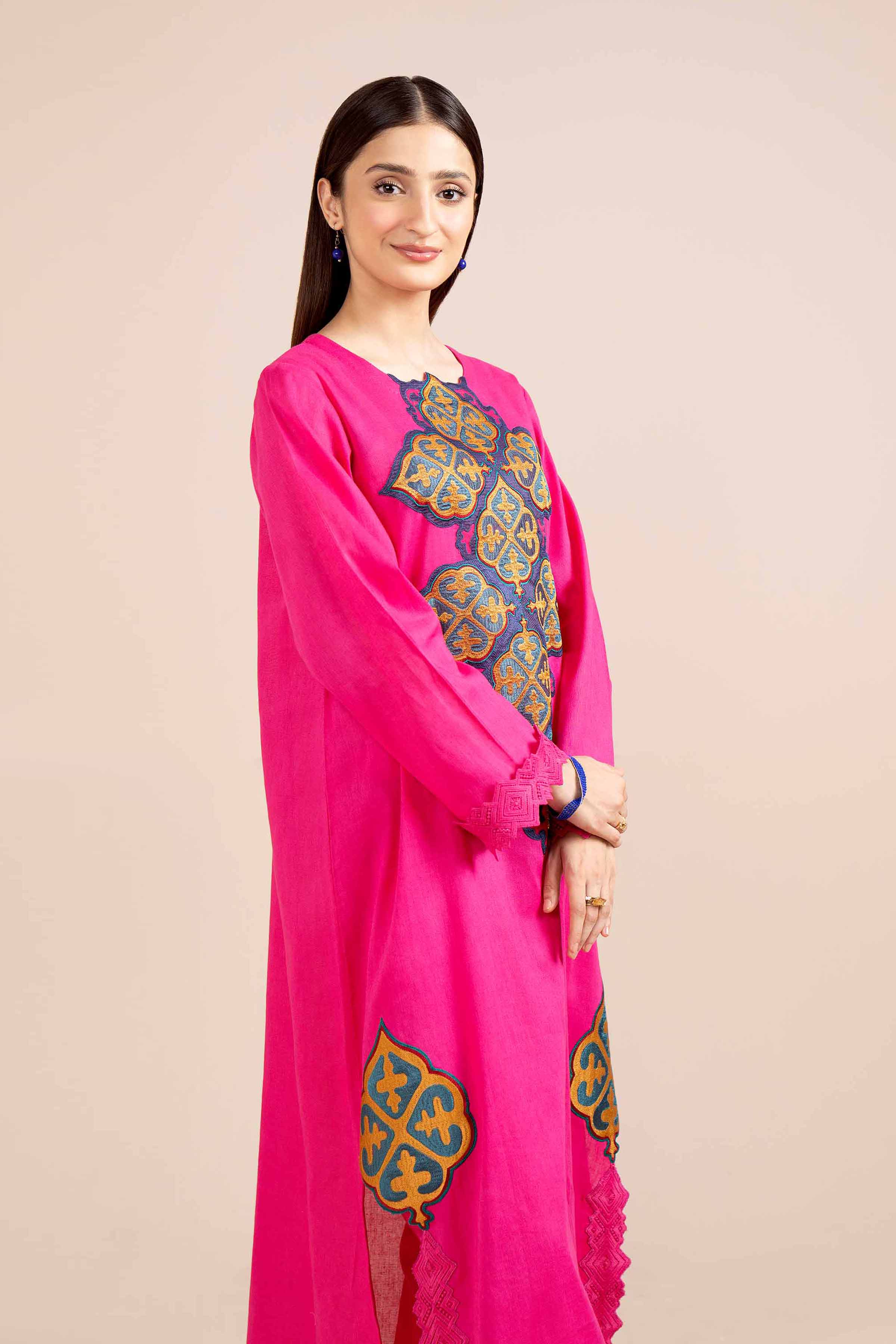 2 Piece - Dyed Embroidered Suit - 42404027 - Image 2