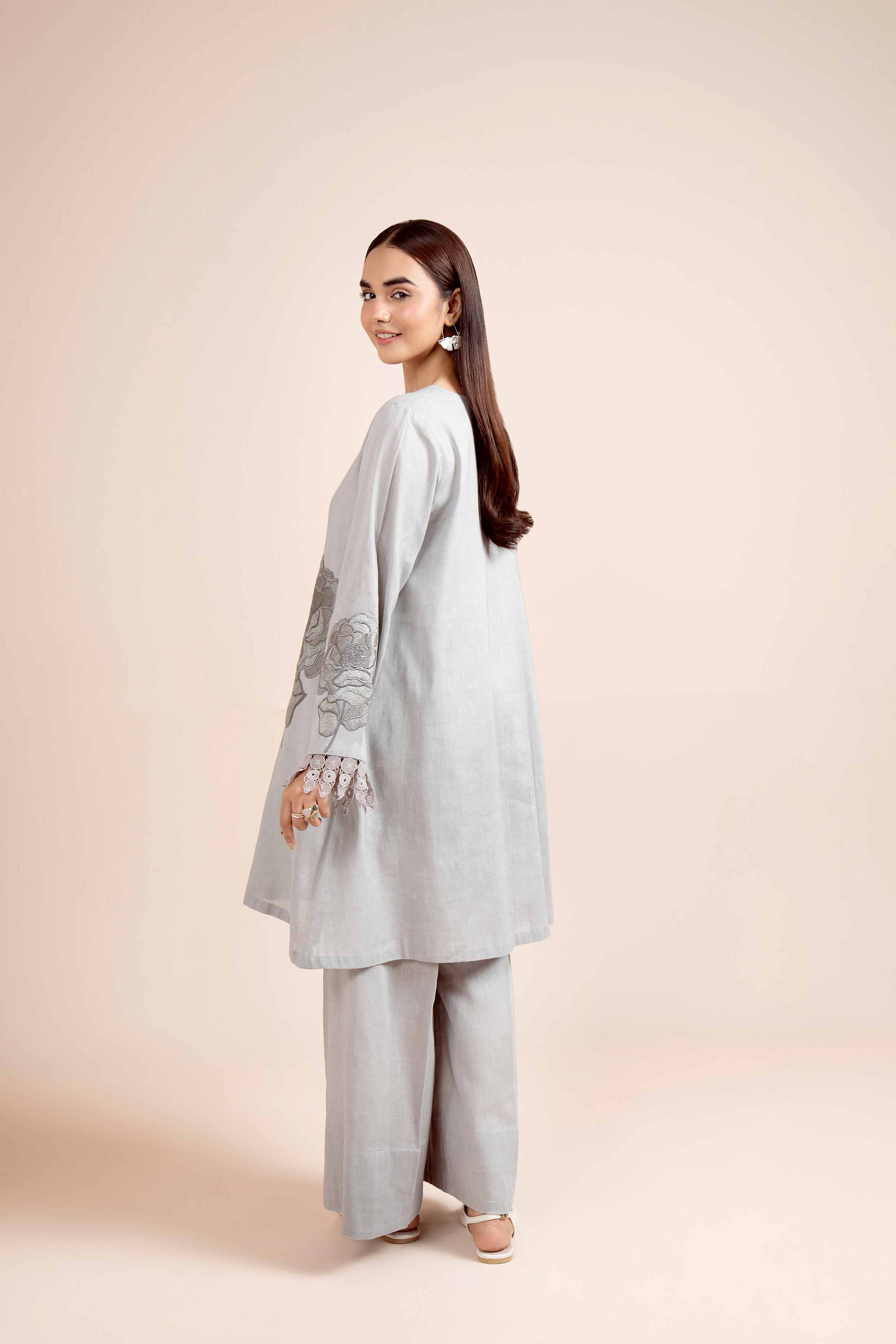 2 Piece - Dyed Embroidered Suit - 42404028 - Image 3