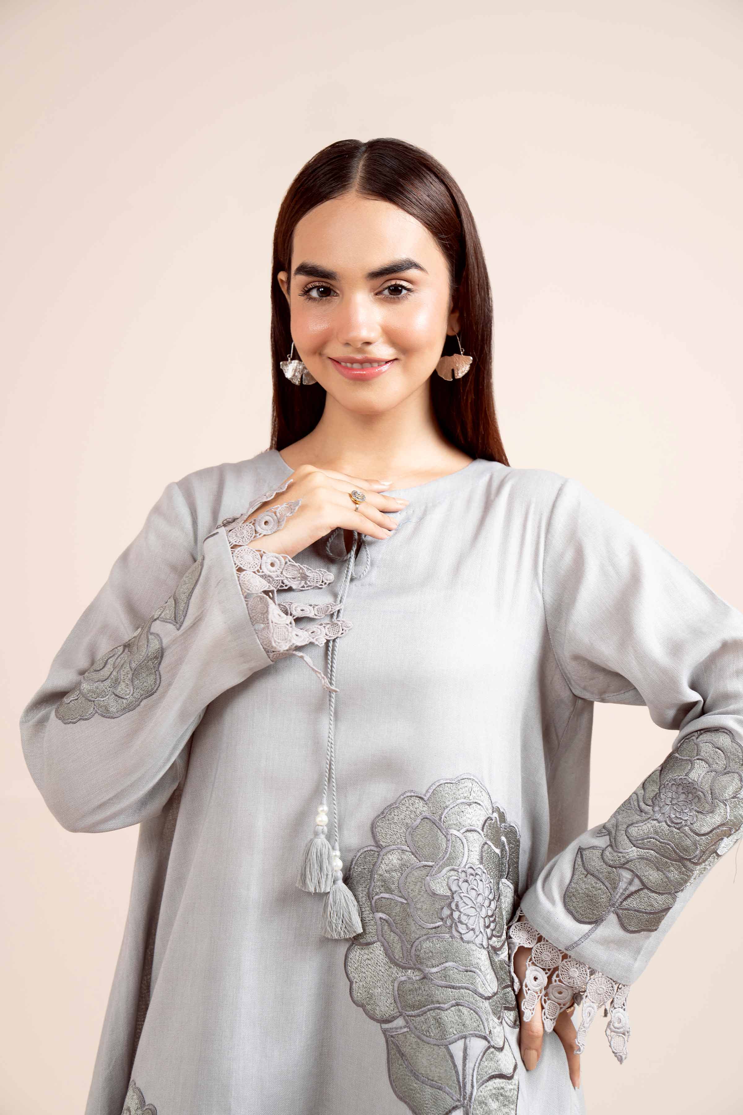 2 Piece - Dyed Embroidered Suit - 42404028 - Image 6