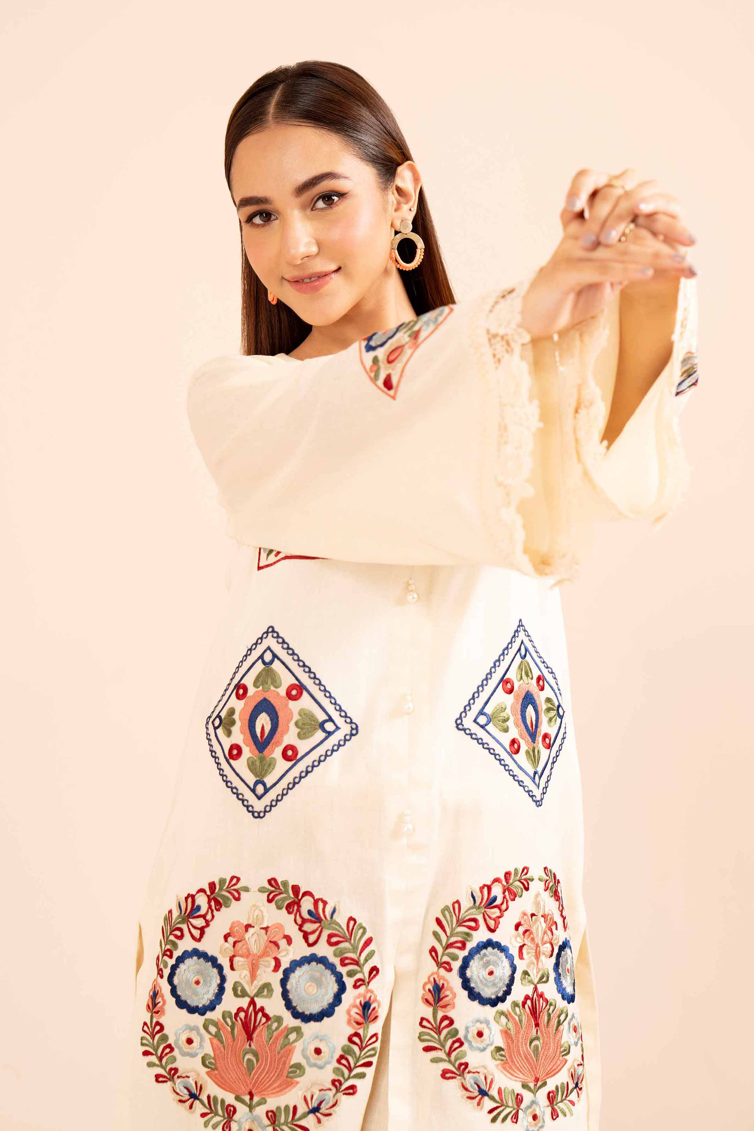2 Piece - Dyed Embroidered Suit - 42404029 - Image 2