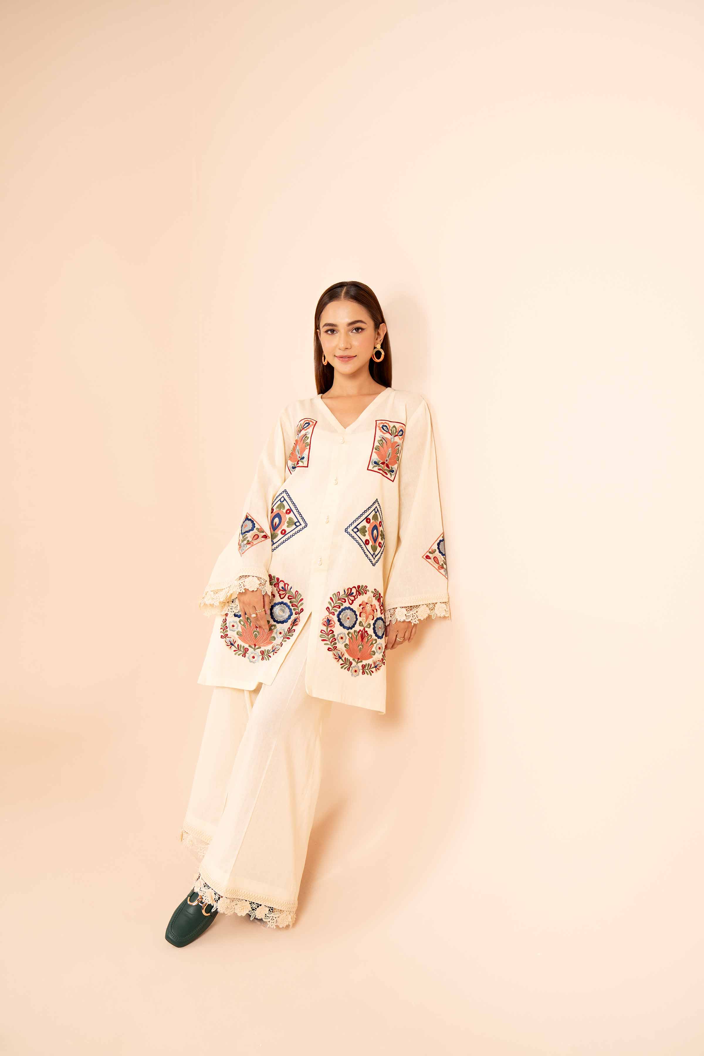 2 Piece - Dyed Embroidered Suit - 42404029 - Image 6