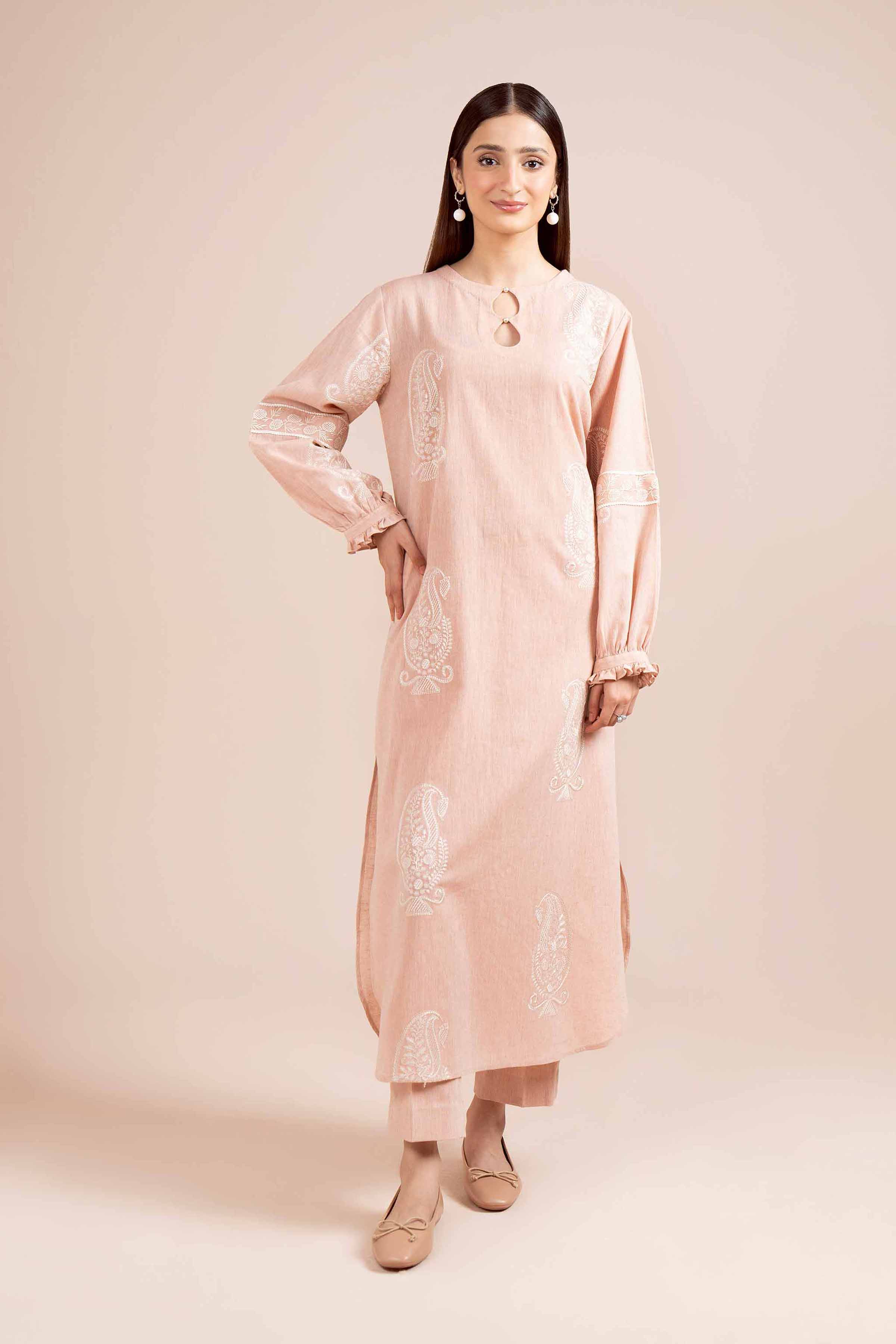 2 Piece - Dyed Embroidered Suit - 42404031 - Image 2