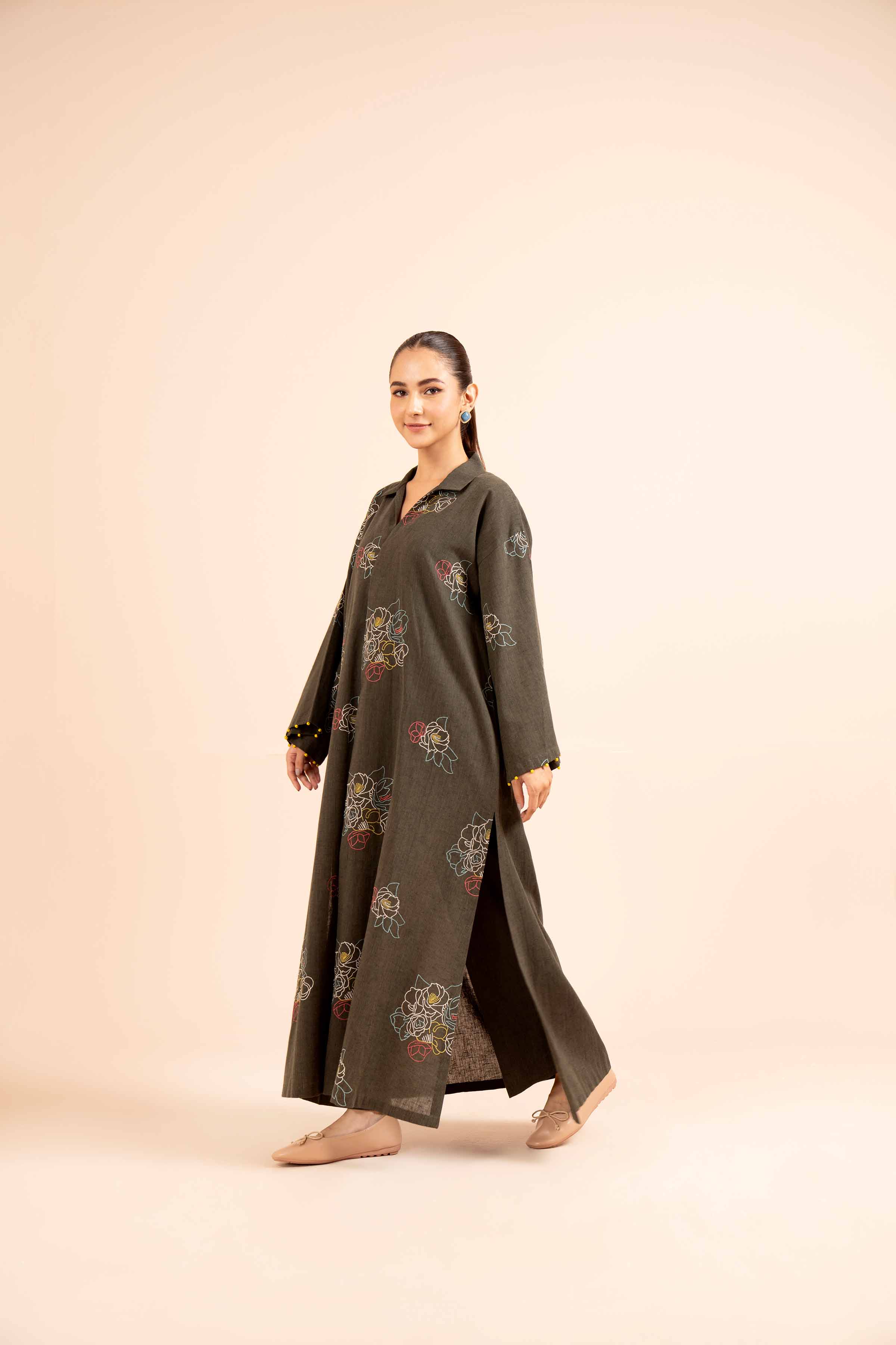 2 Piece - Dyed Embroidered Suit - 42404032 - Image 5
