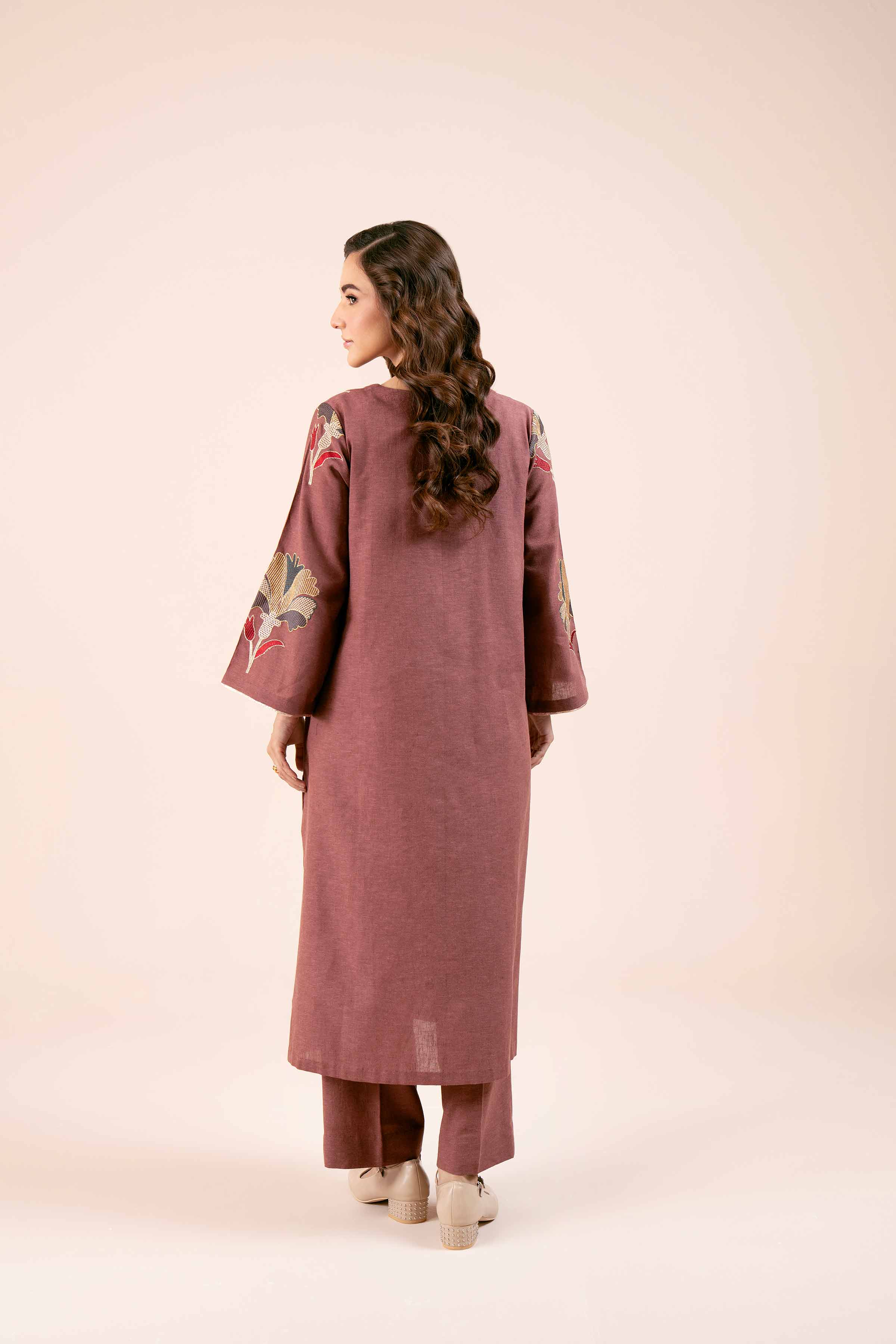 2 Piece - Dyed Embroidered Suit - 42404033 - Image 3