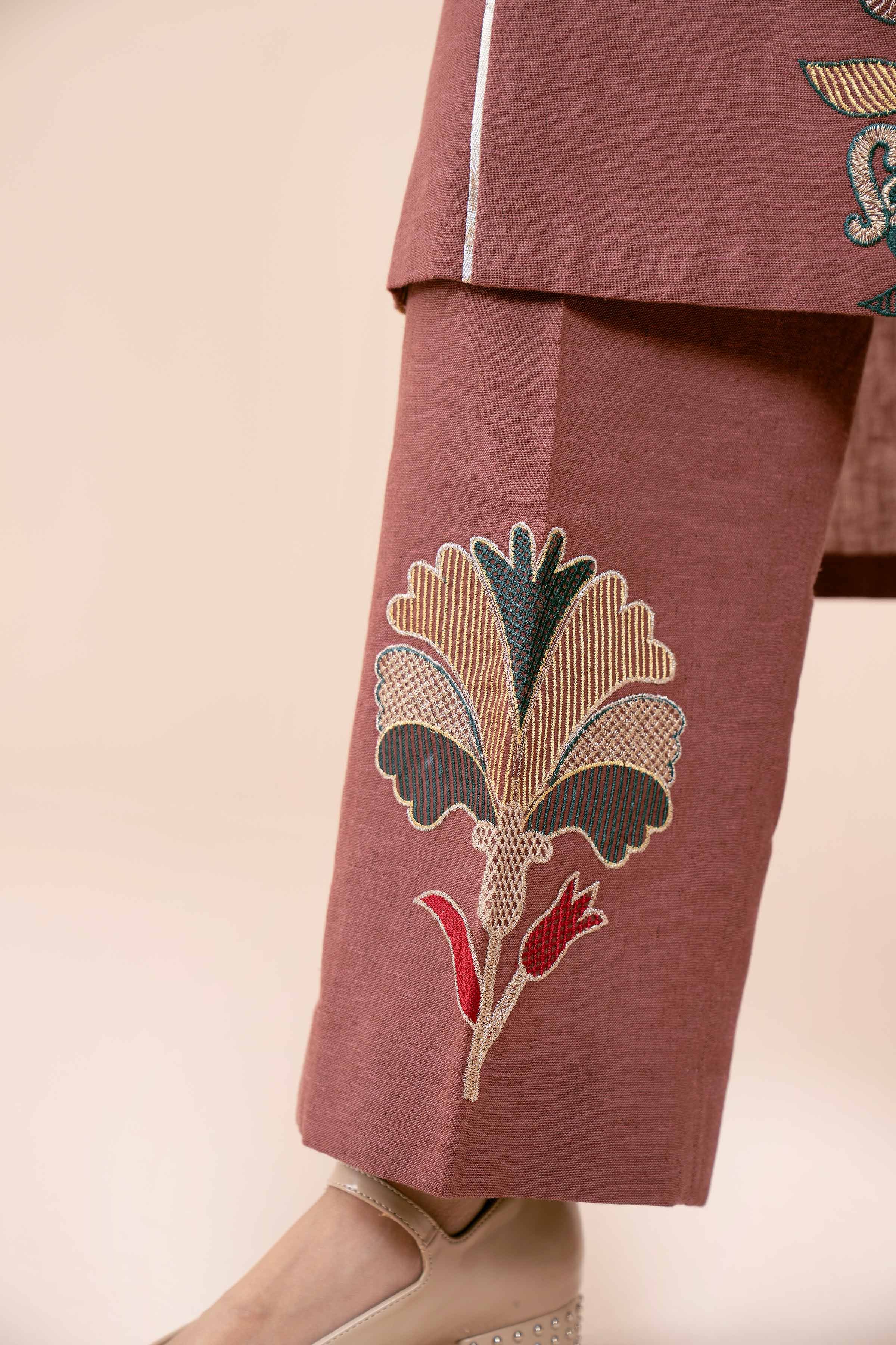 2 Piece - Dyed Embroidered Suit - 42404033 - Image 5