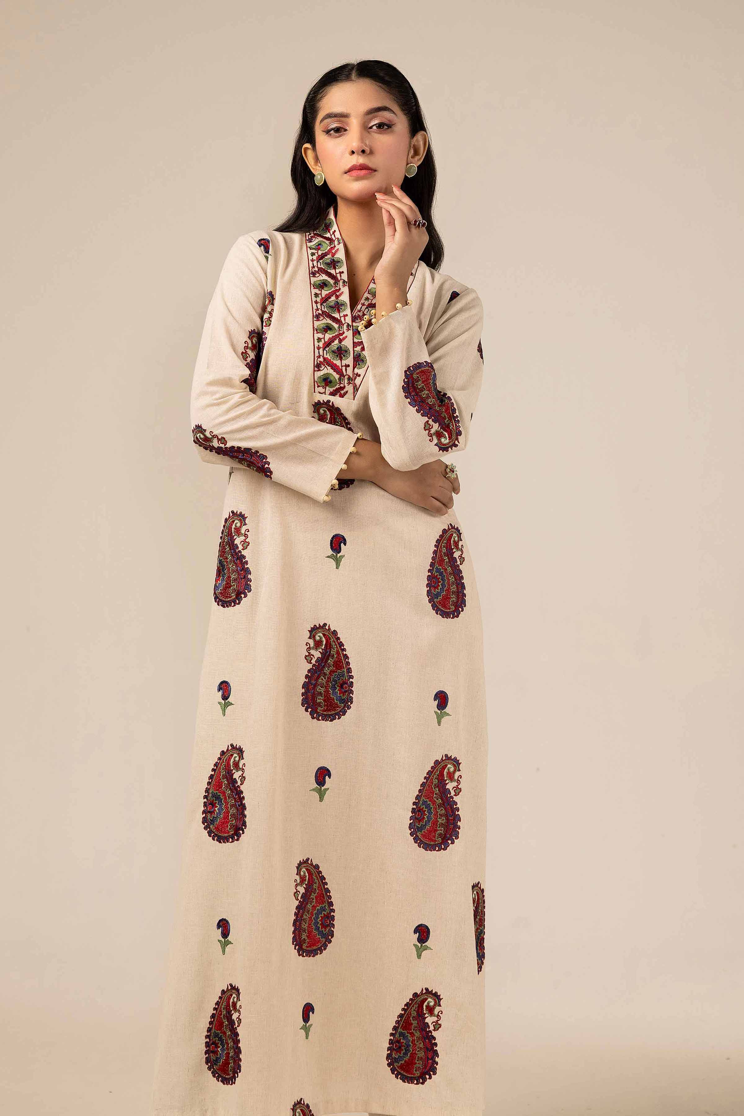 2 Piece - Dyed Embroidered Suit - 42404034 - Image 2