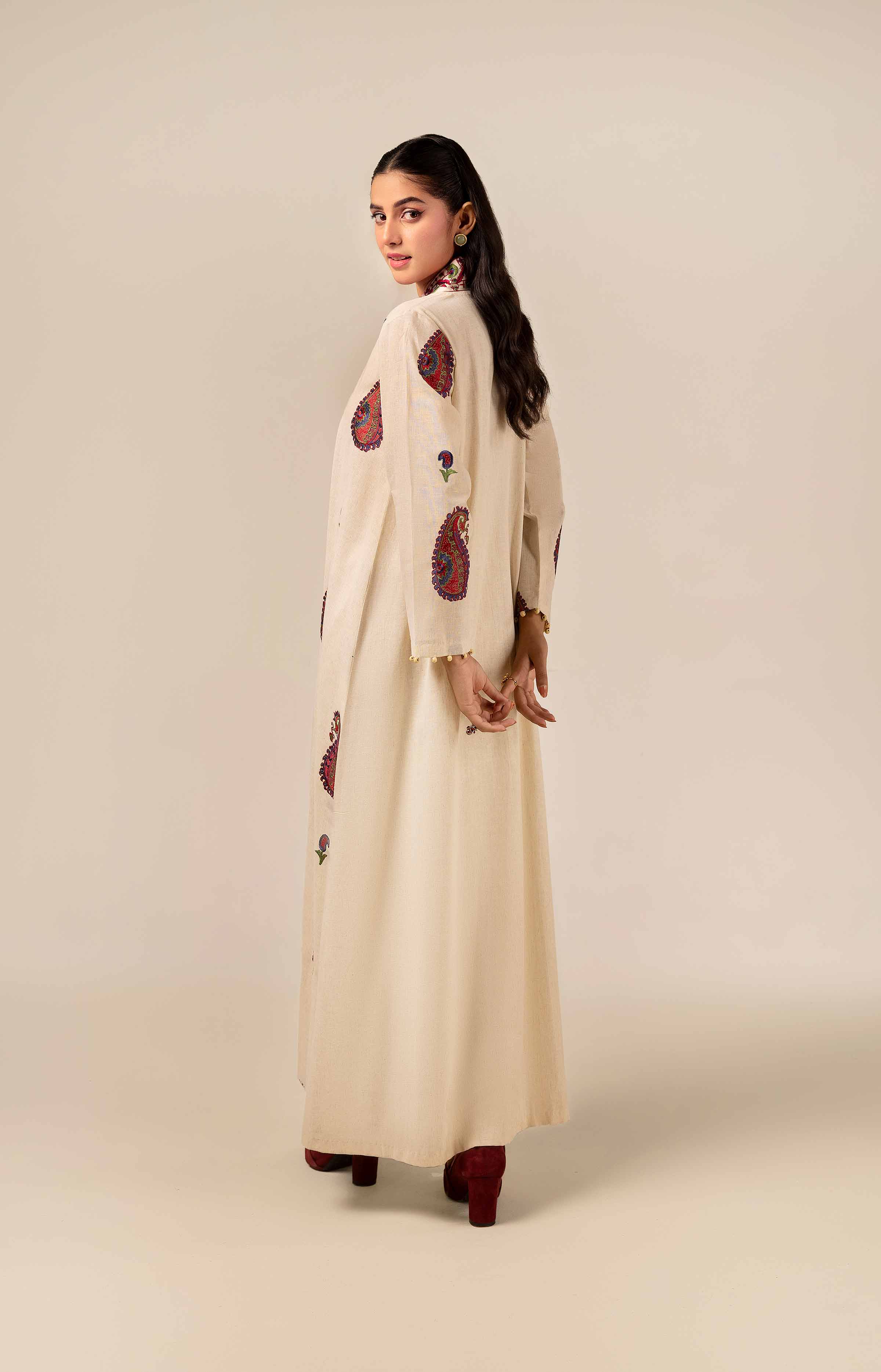 2 Piece - Dyed Embroidered Suit - 42404034 - Image 3