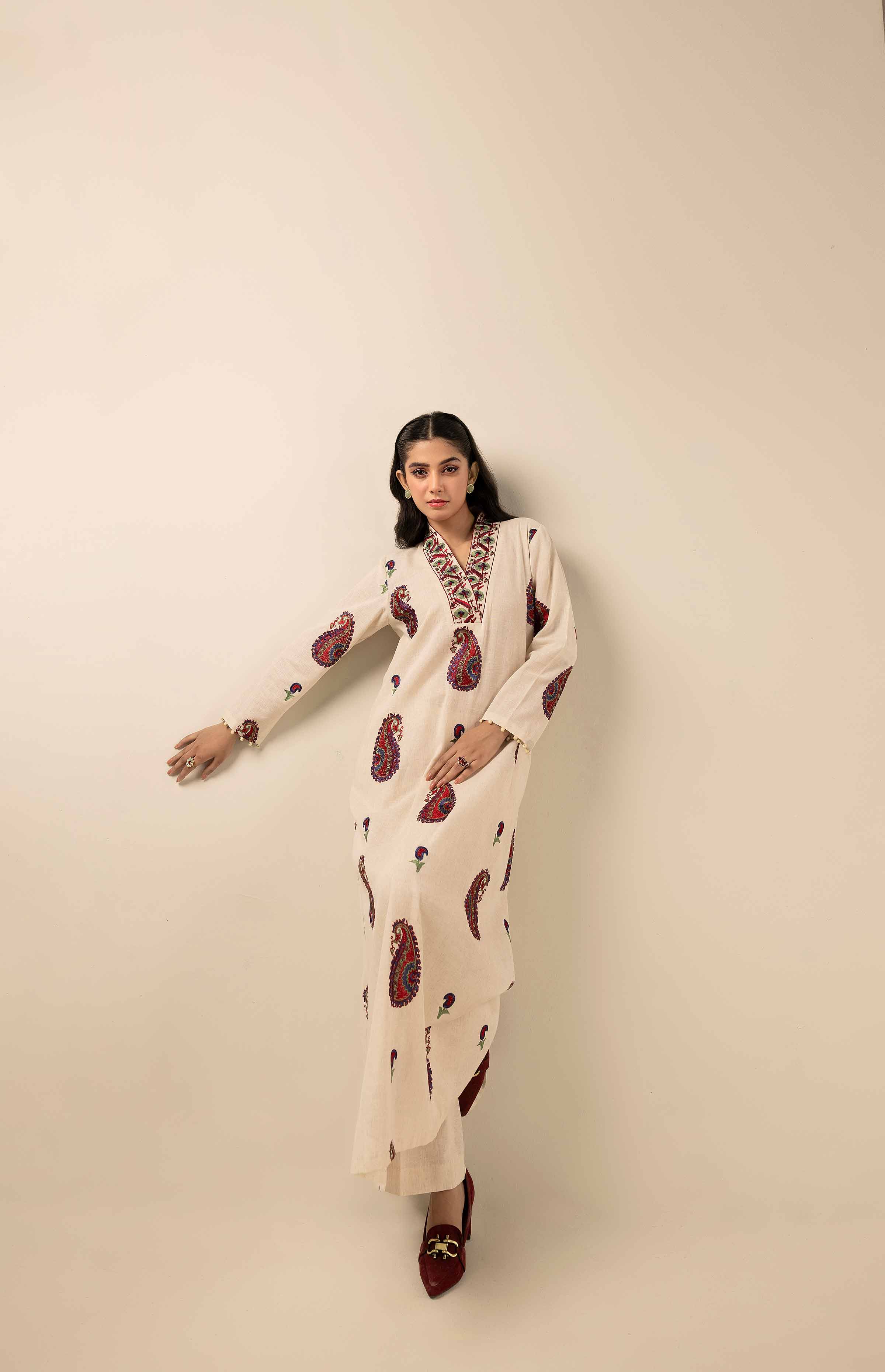 2 Piece - Dyed Embroidered Suit - 42404034 - Image 6