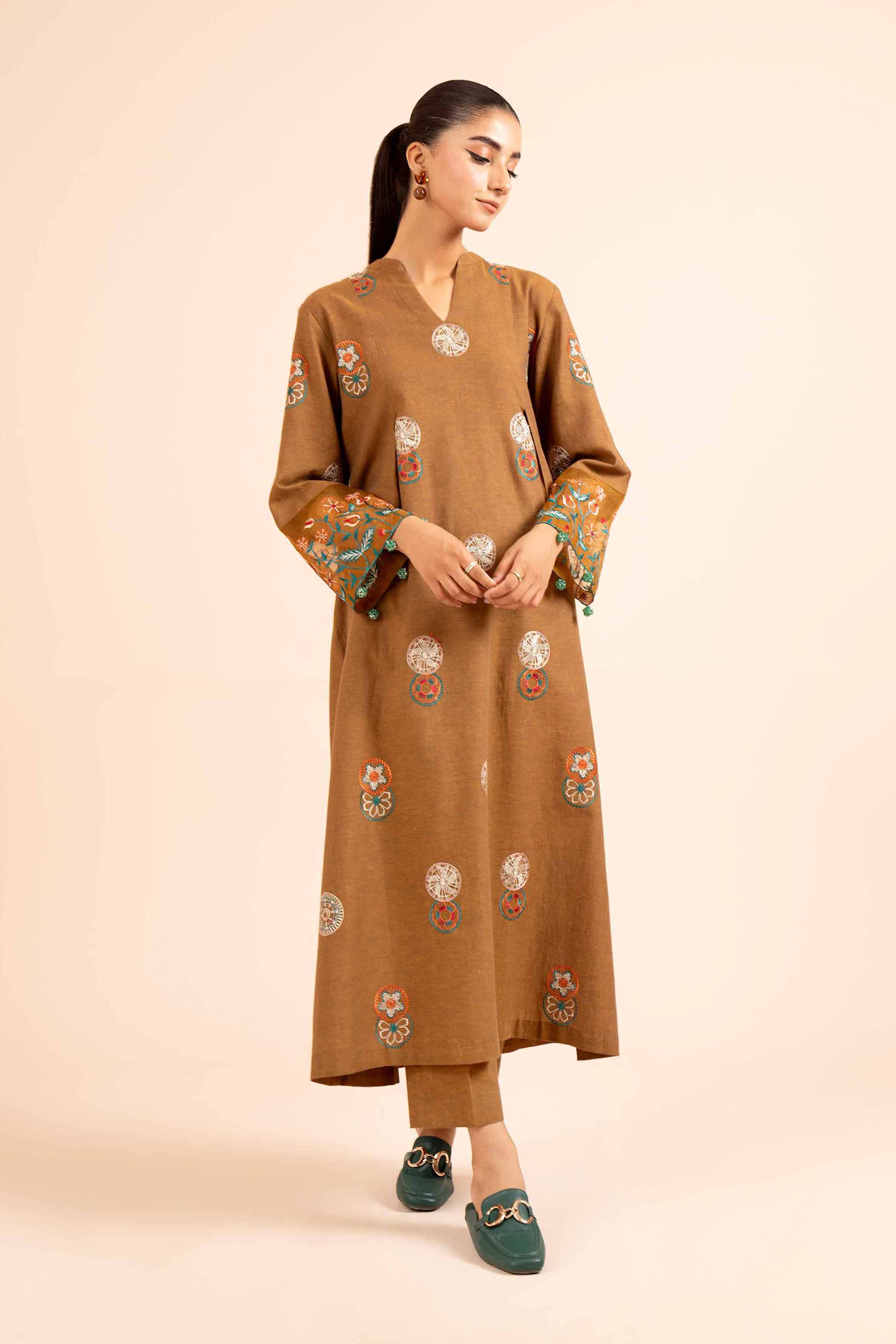2 Piece - Dyed Embroidered Suit - 42404035 - Image 2