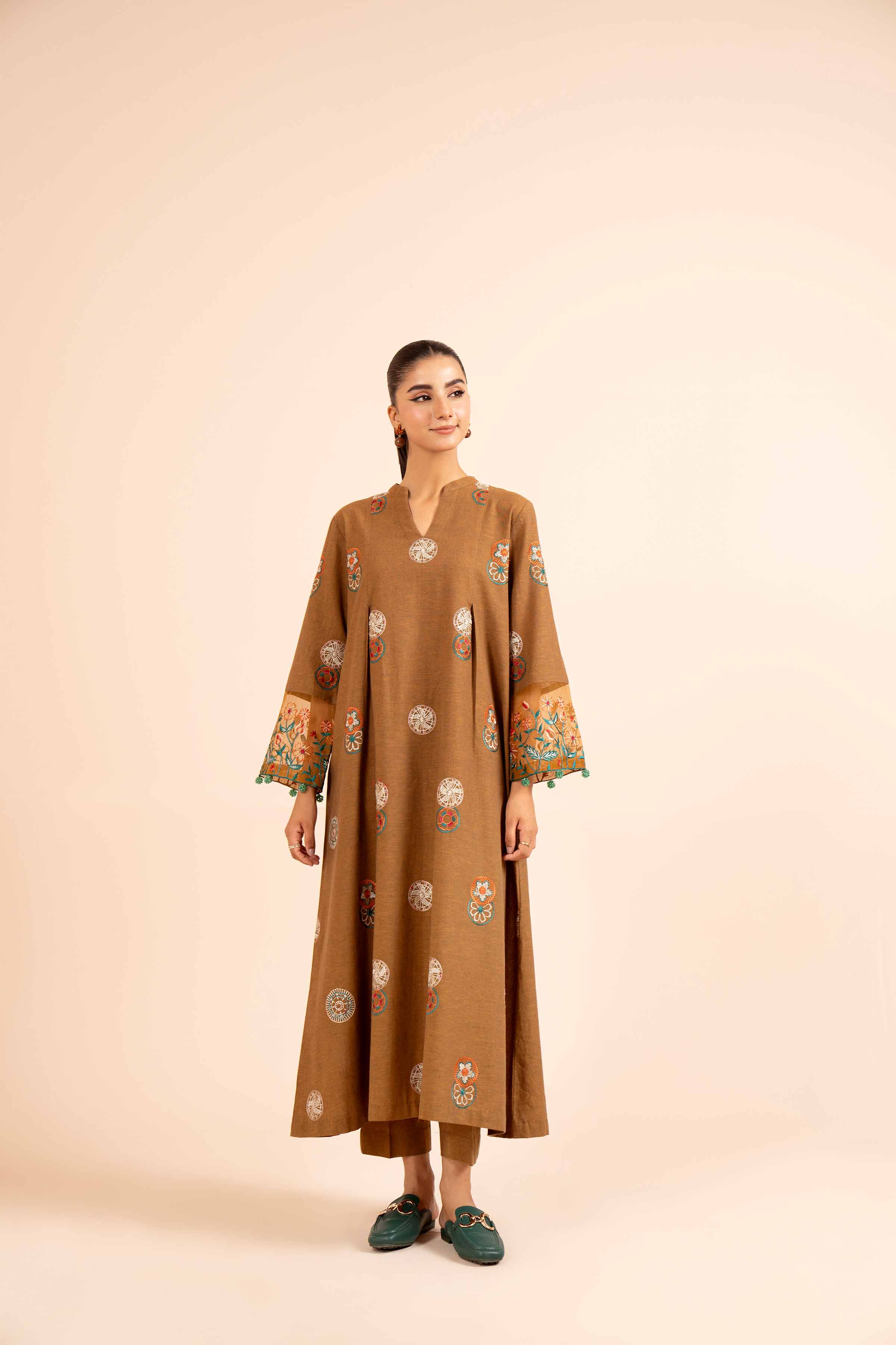2 Piece - Dyed Embroidered Suit - 42404035 - Image 6
