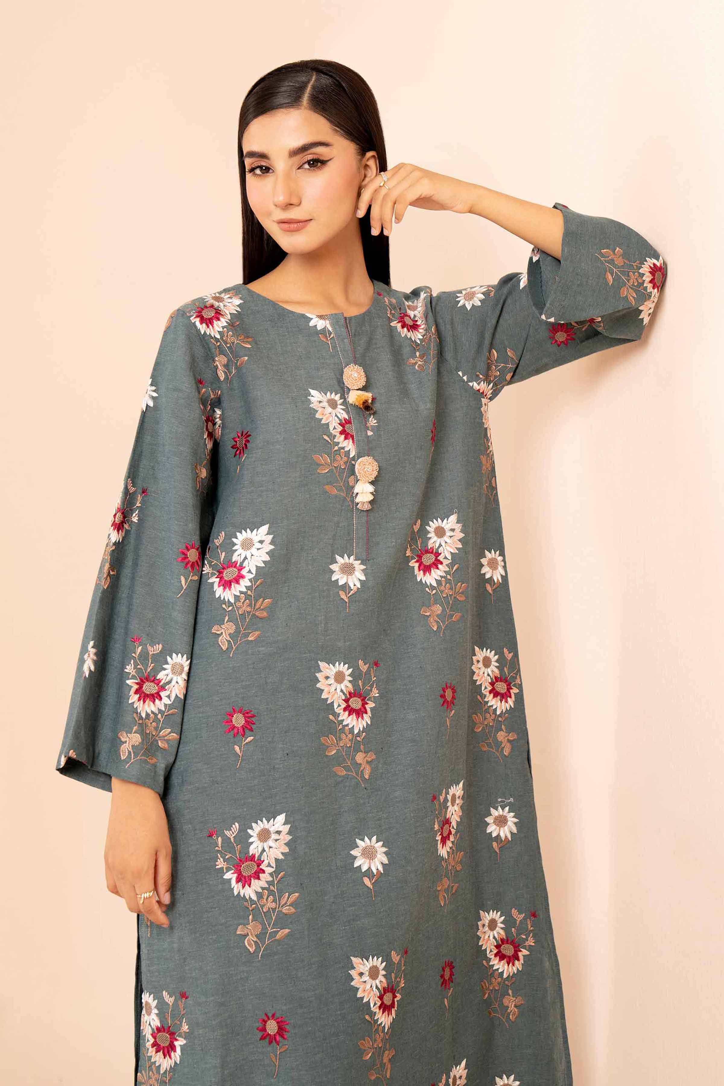 2 Piece - Dyed Embroidered Suit - 42404036 - Image 2