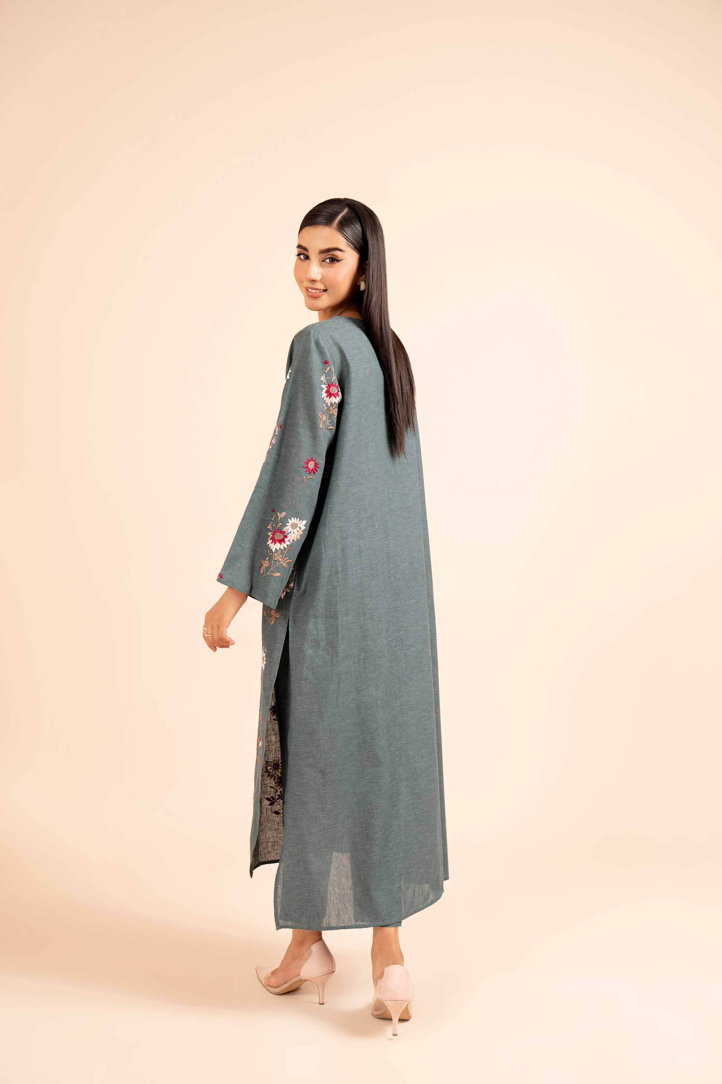 2 Piece - Dyed Embroidered Suit - 42404036 - Image 3