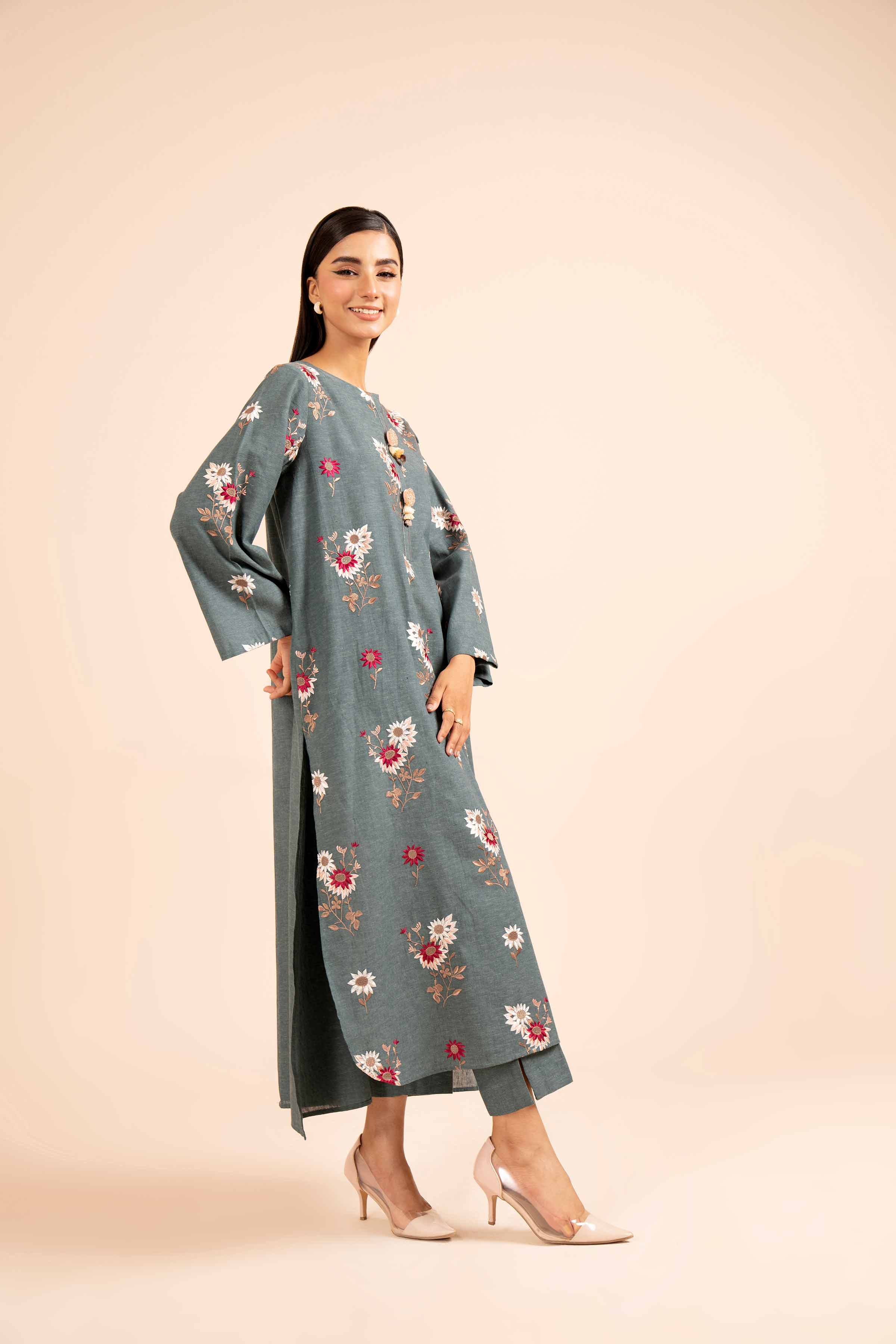 2 Piece - Dyed Embroidered Suit - 42404036 - Image 6