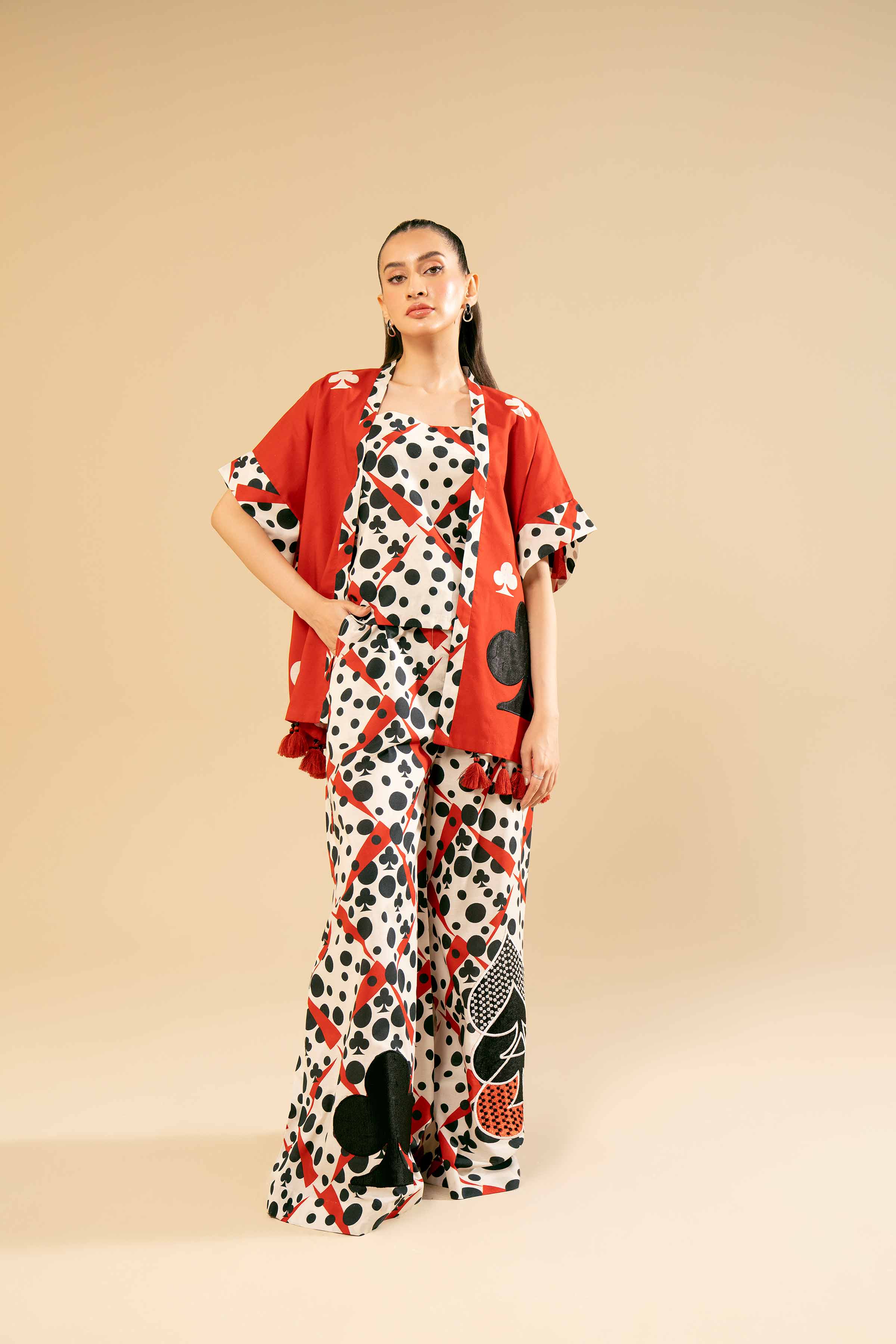 2 Piece - Printed Embroidered Suit - 42404052 - Image 4