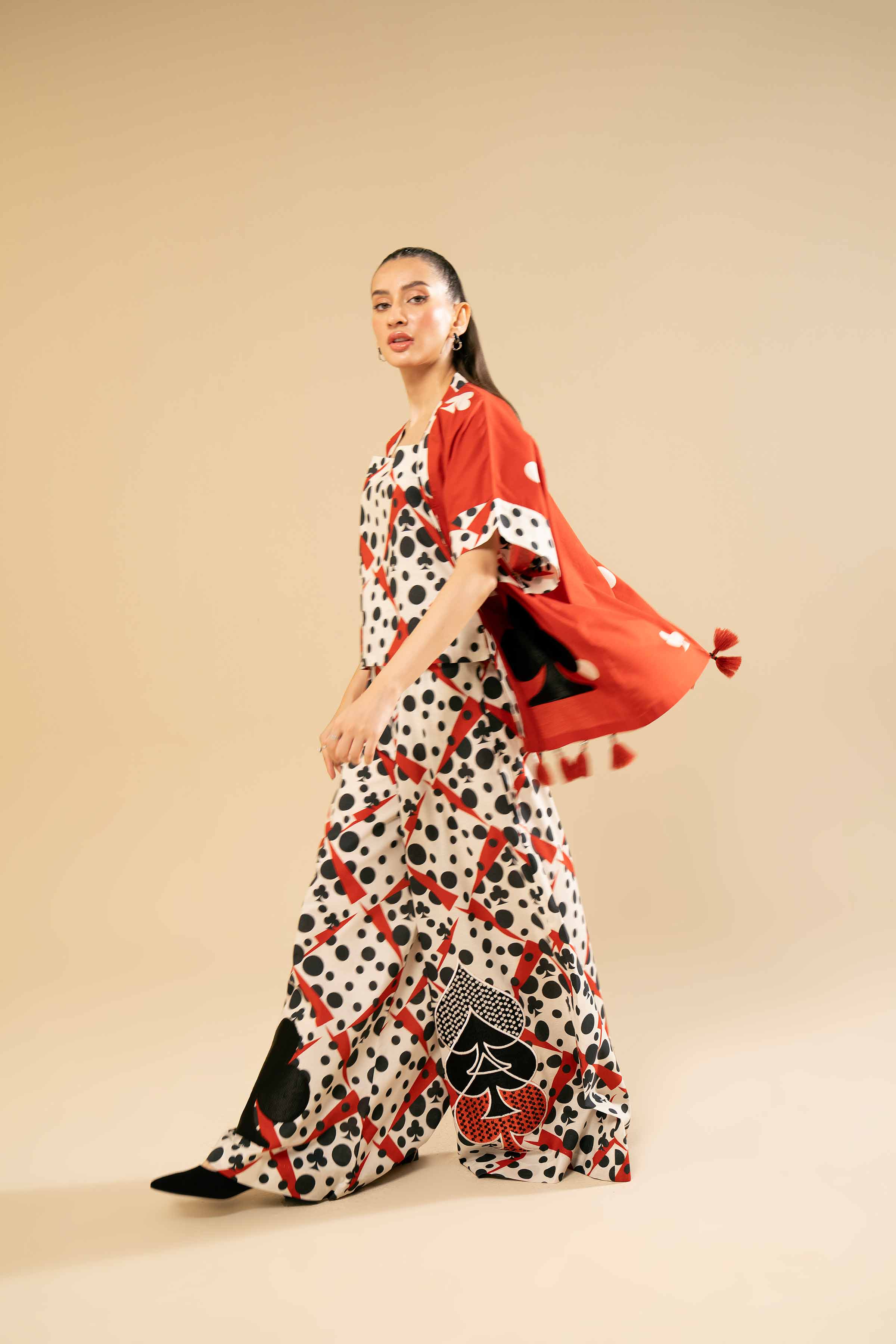2 Piece - Printed Embroidered Suit - 42404052 - Image 6