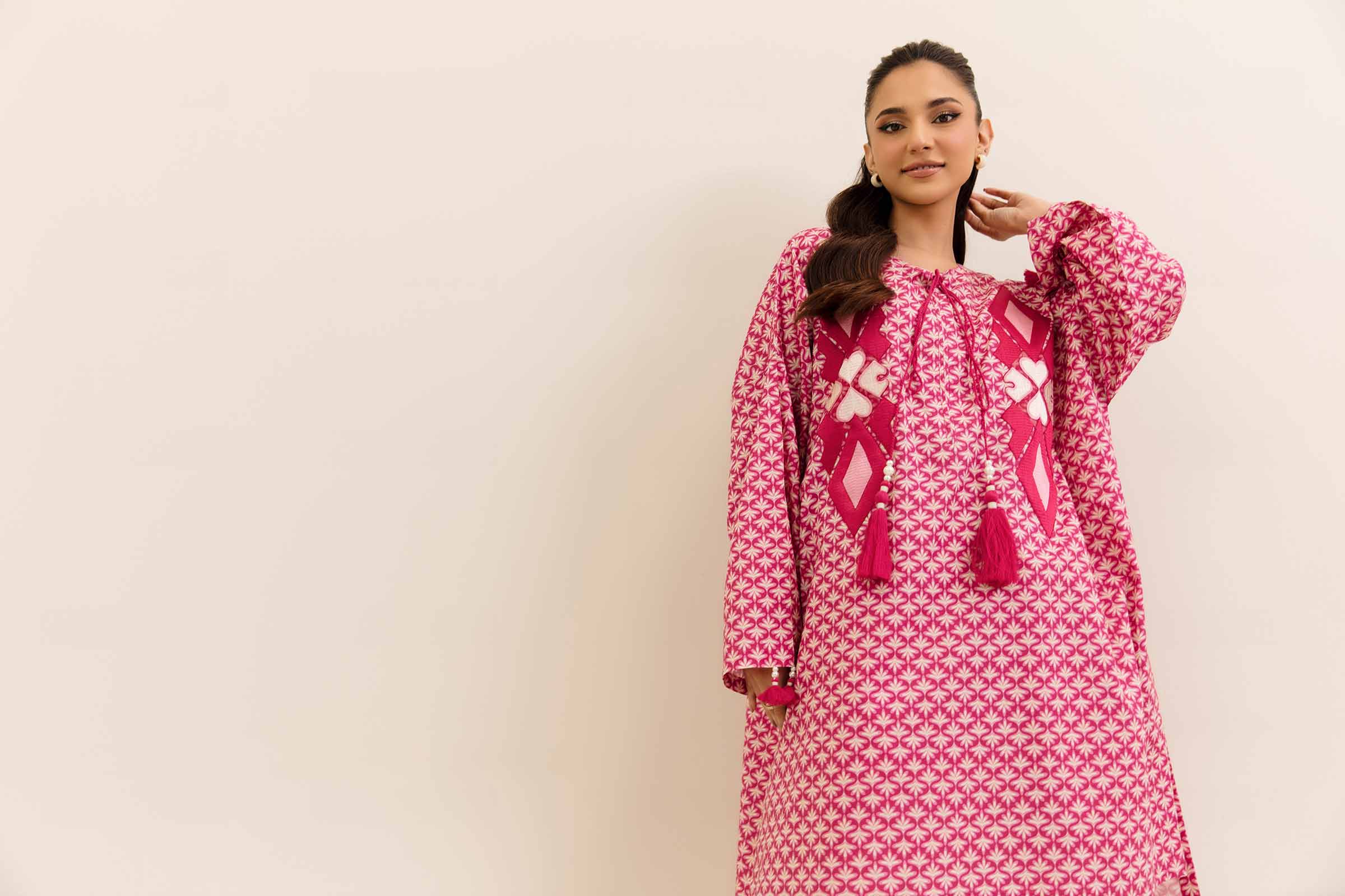 2 Piece - Printed Embroidered Suit - 42404055 - Image 5