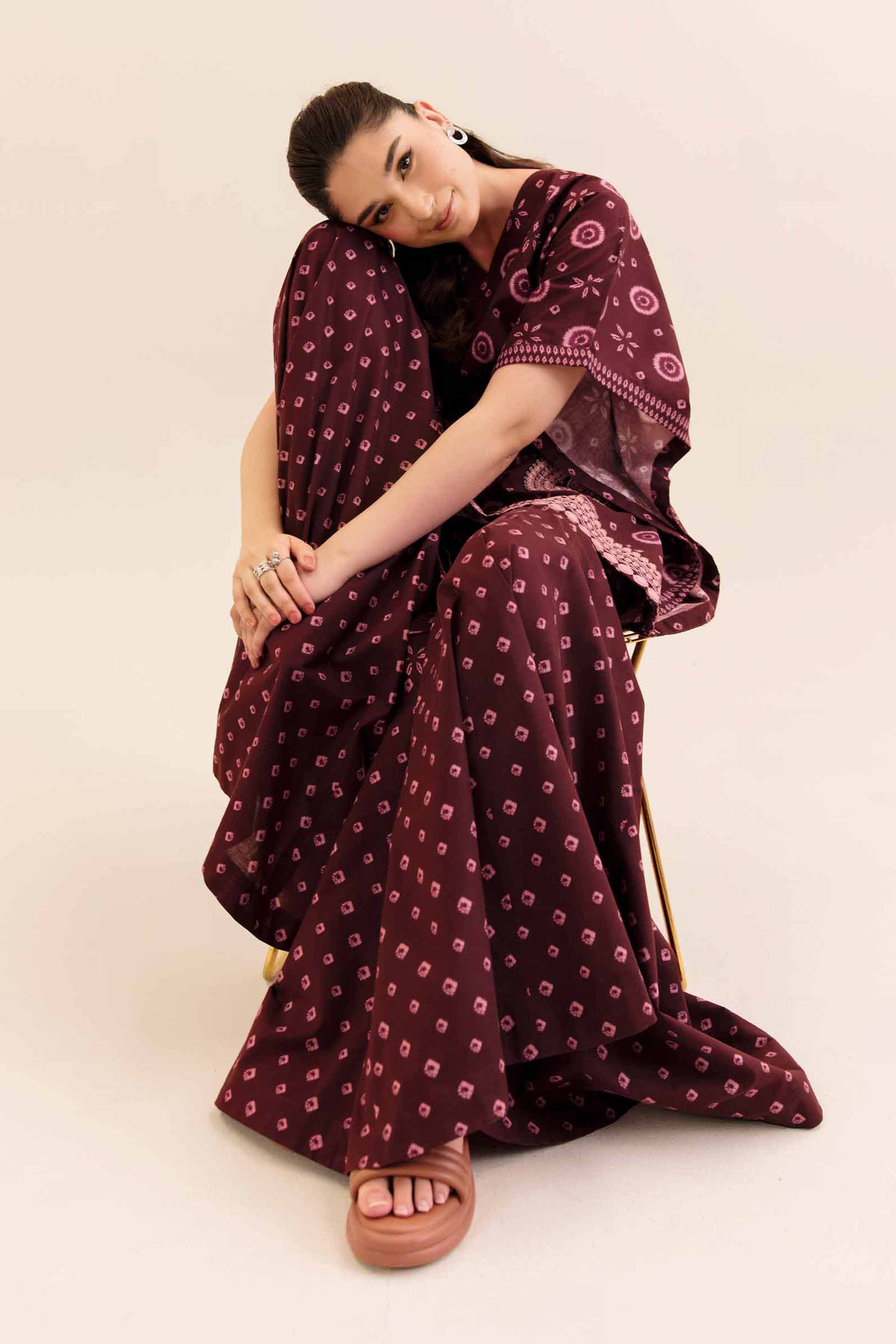2 Piece - Printed Embroidered Suit - 42404060 - Image 2