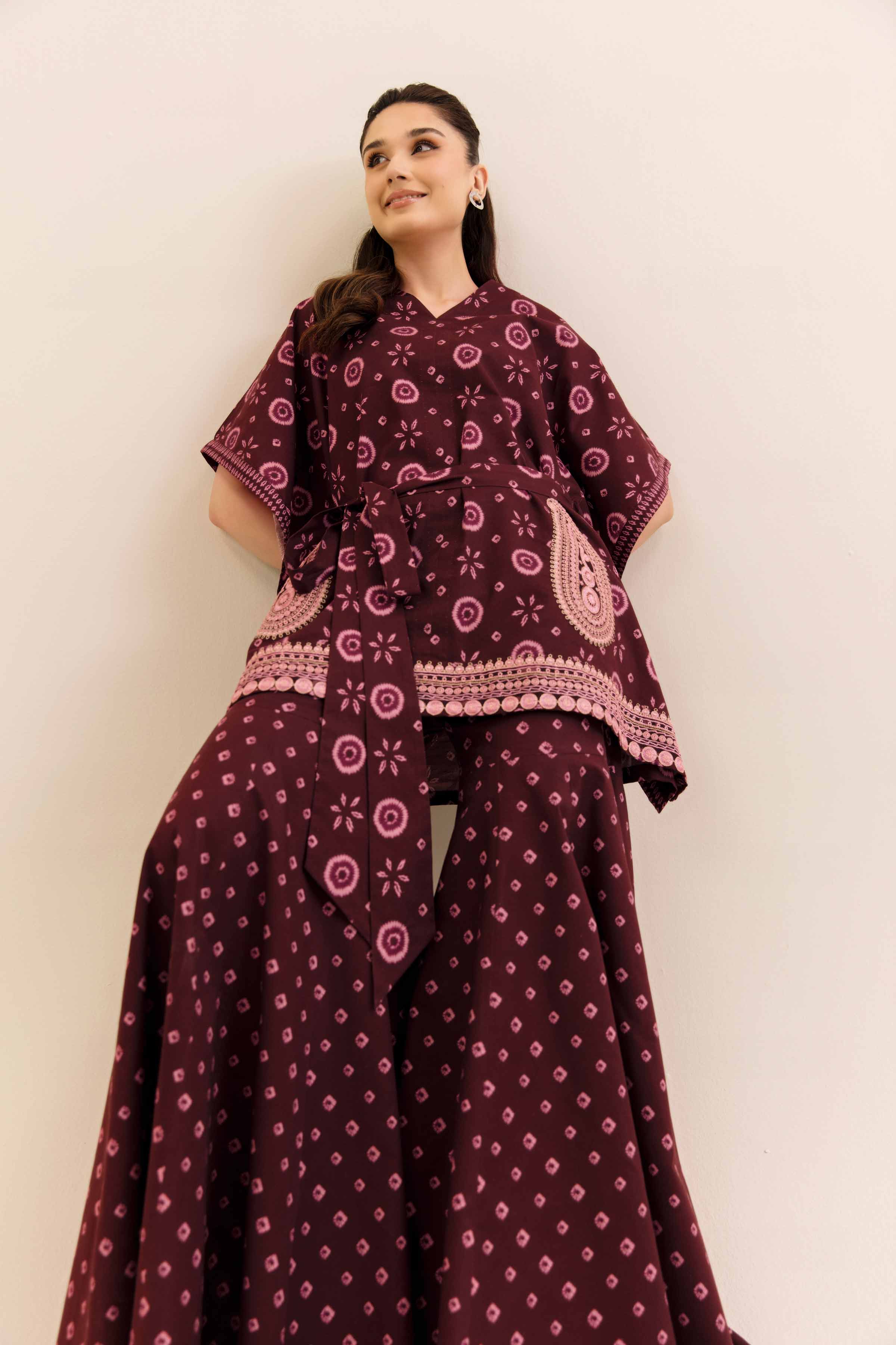 2 Piece - Printed Embroidered Suit - 42404060 - Image 3