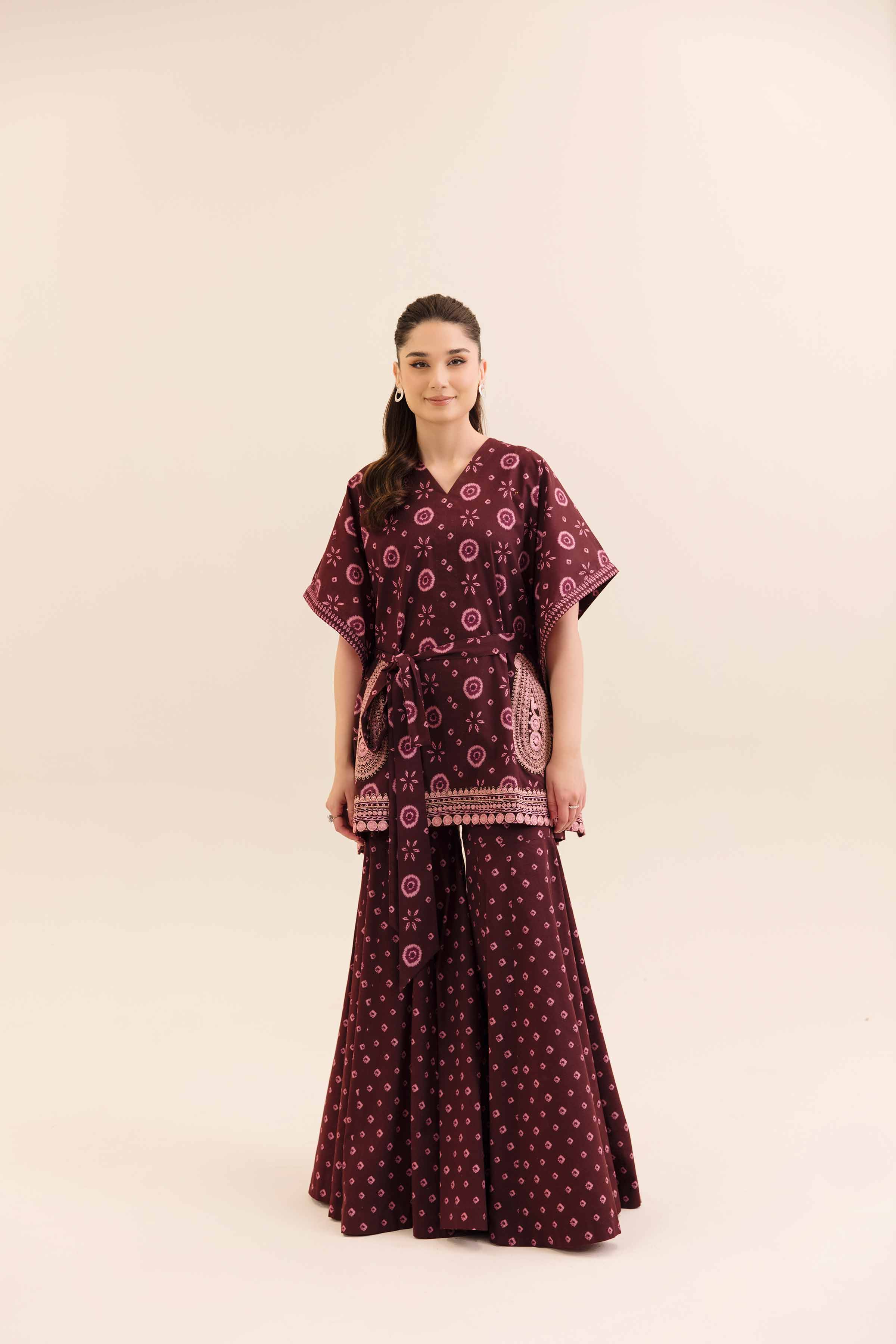 2 Piece - Printed Embroidered Suit - 42404060 - Image 5