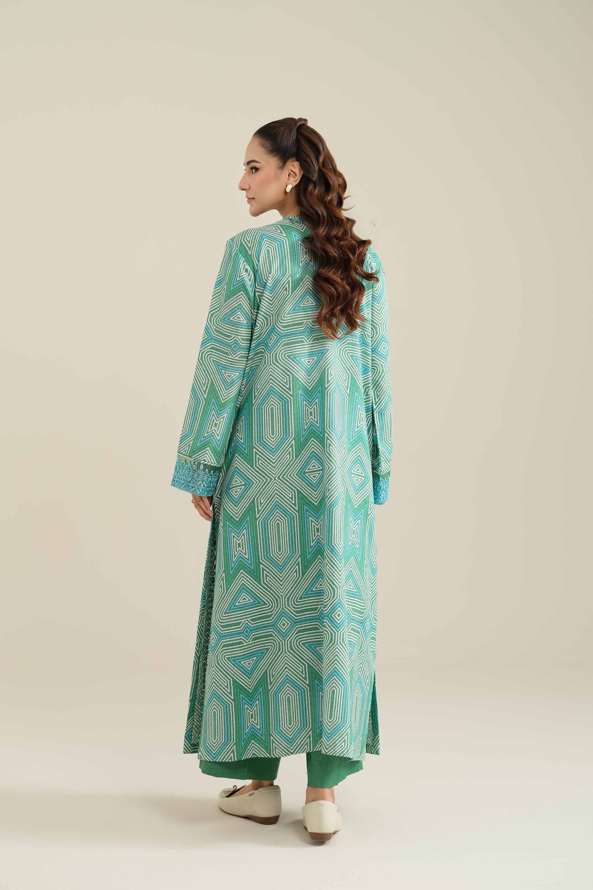 2 Piece - Printed Embroidered Suit - 42404068 - Image 3