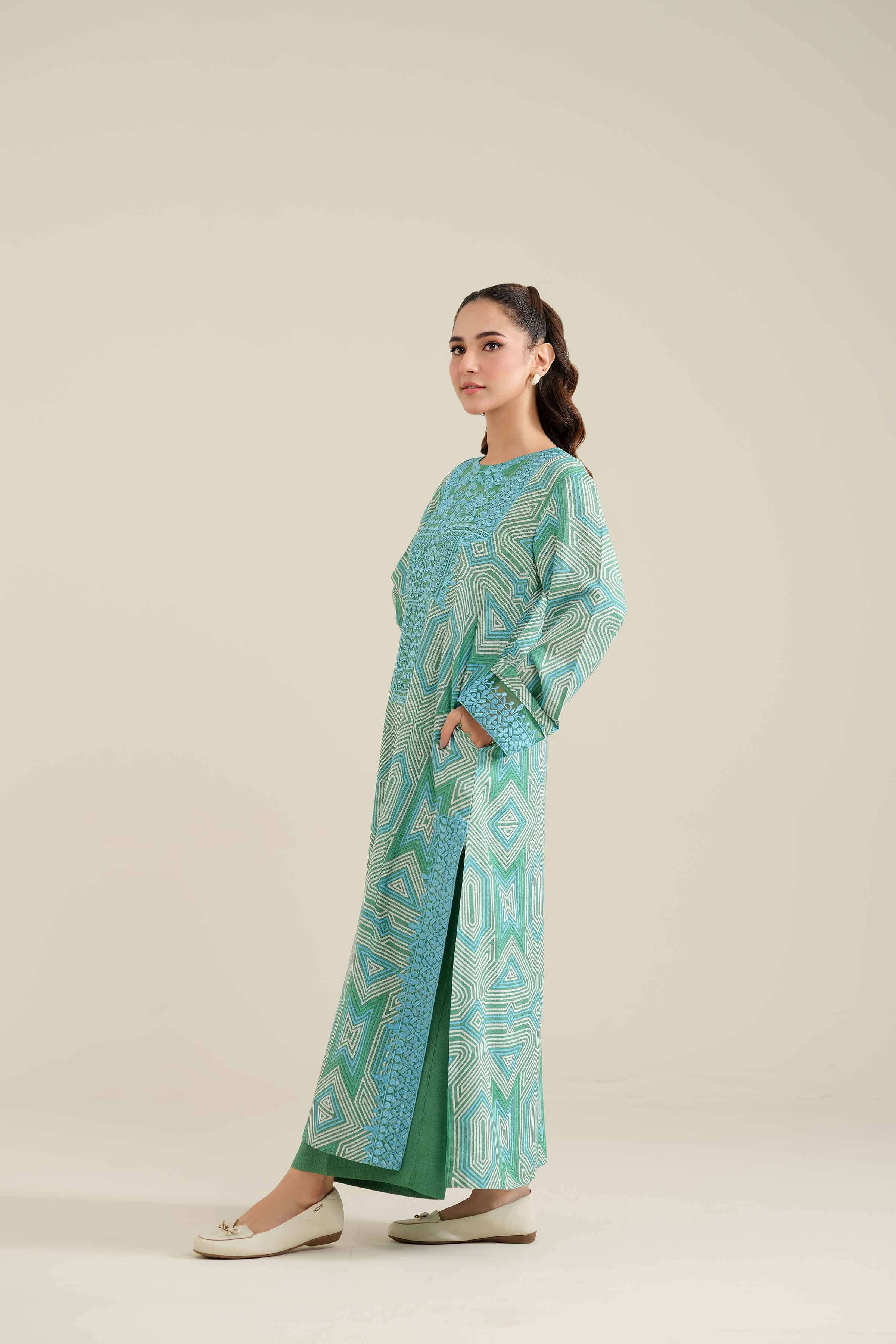 2 Piece - Printed Embroidered Suit - 42404068 - Image 4