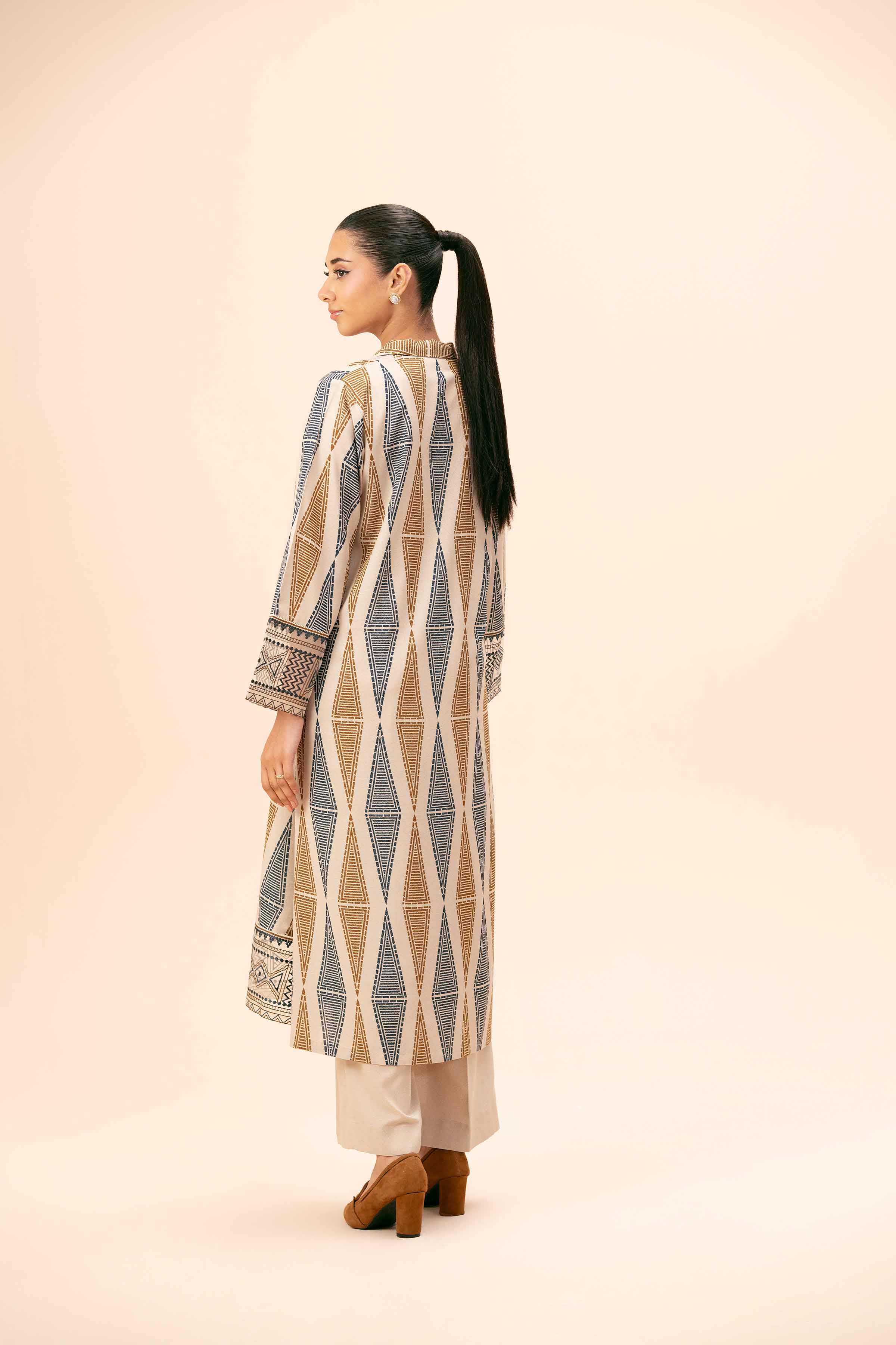 2 Piece - Printed Embroidered Suit - 42404069 - Image 3