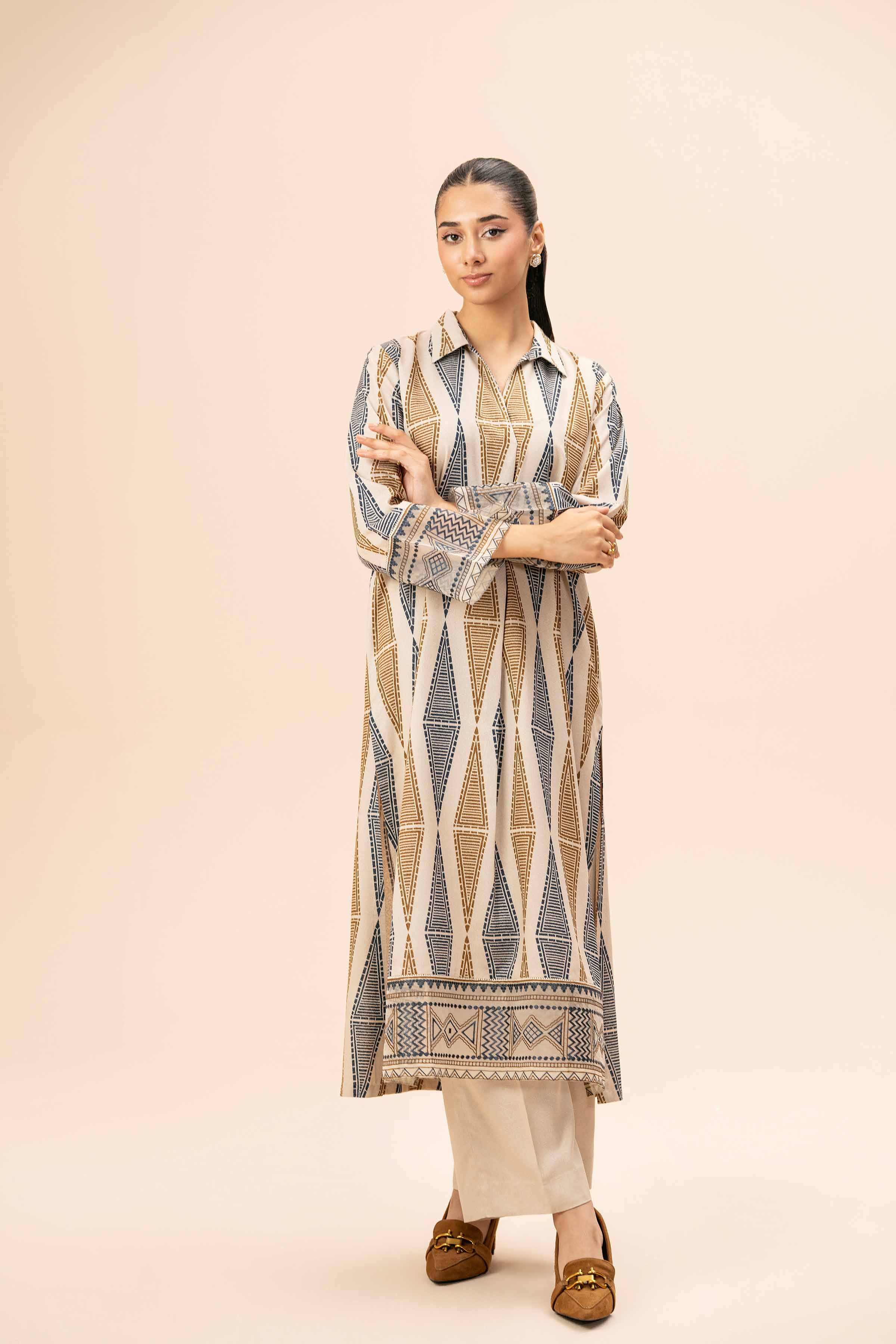 2 Piece - Printed Embroidered Suit - 42404069 - Image 6