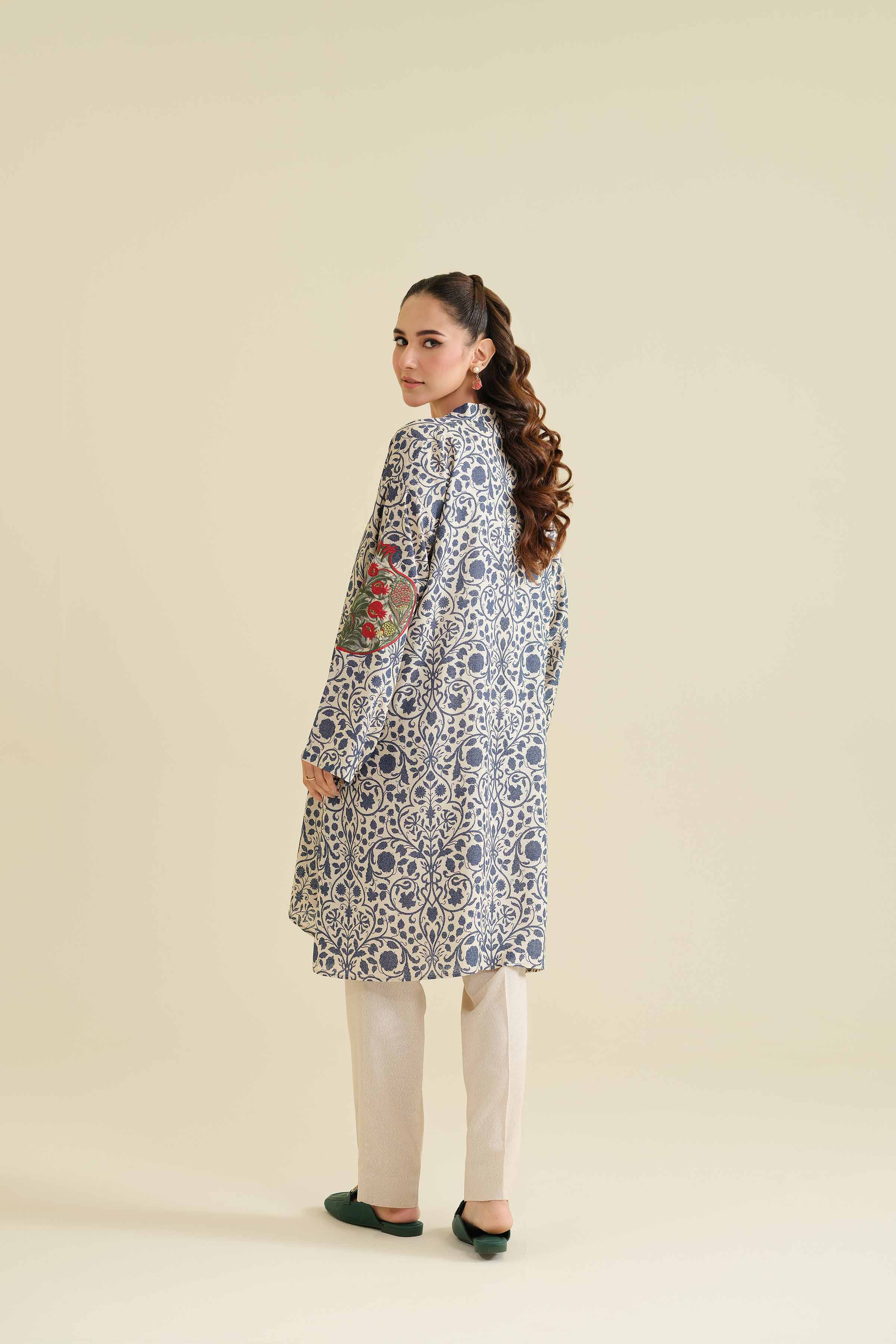 2 Piece - Printed Embroidered Suit - 42404071 - Image 5