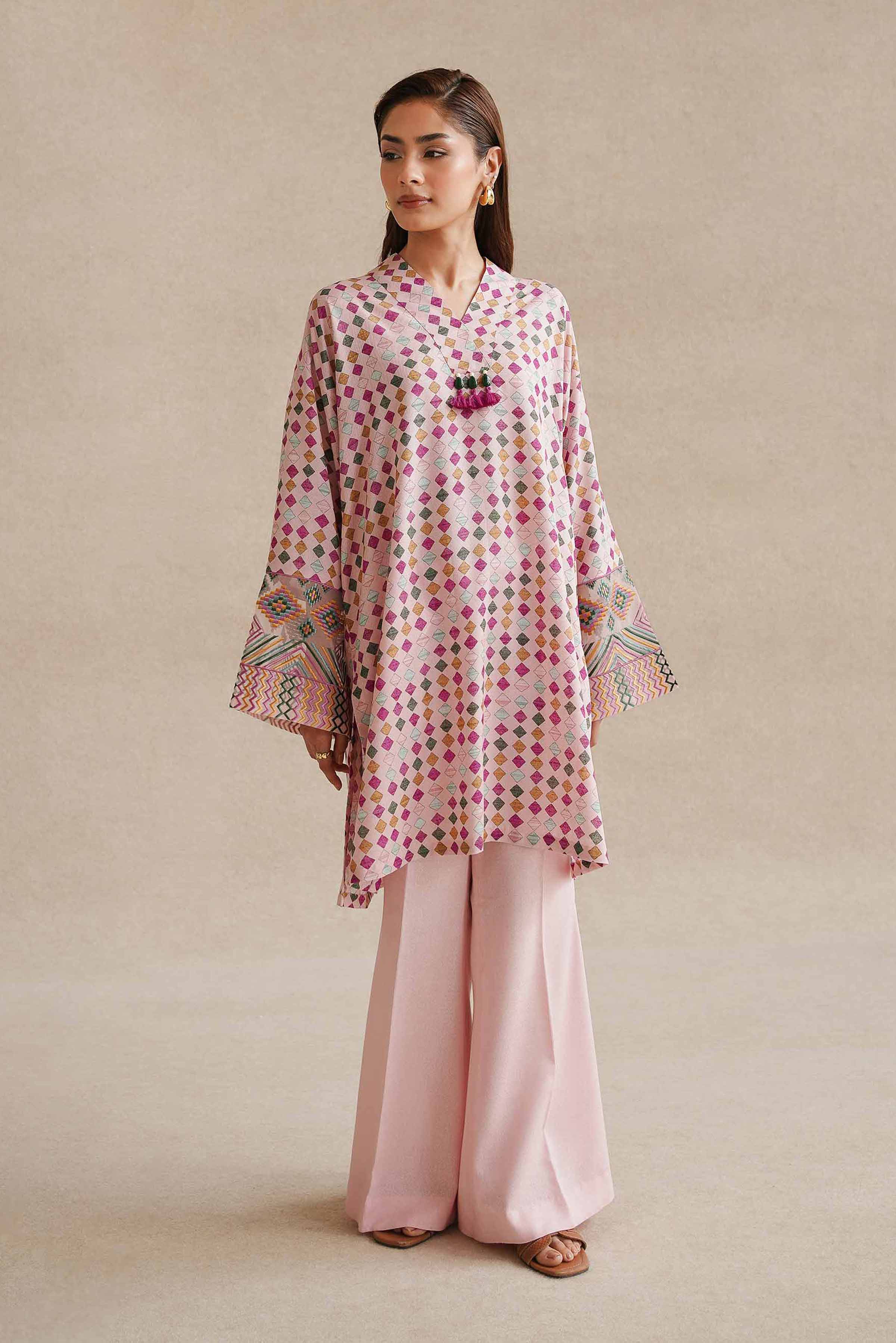 2 Piece - Printed Embroidered Suit - 42404074 - Image 2
