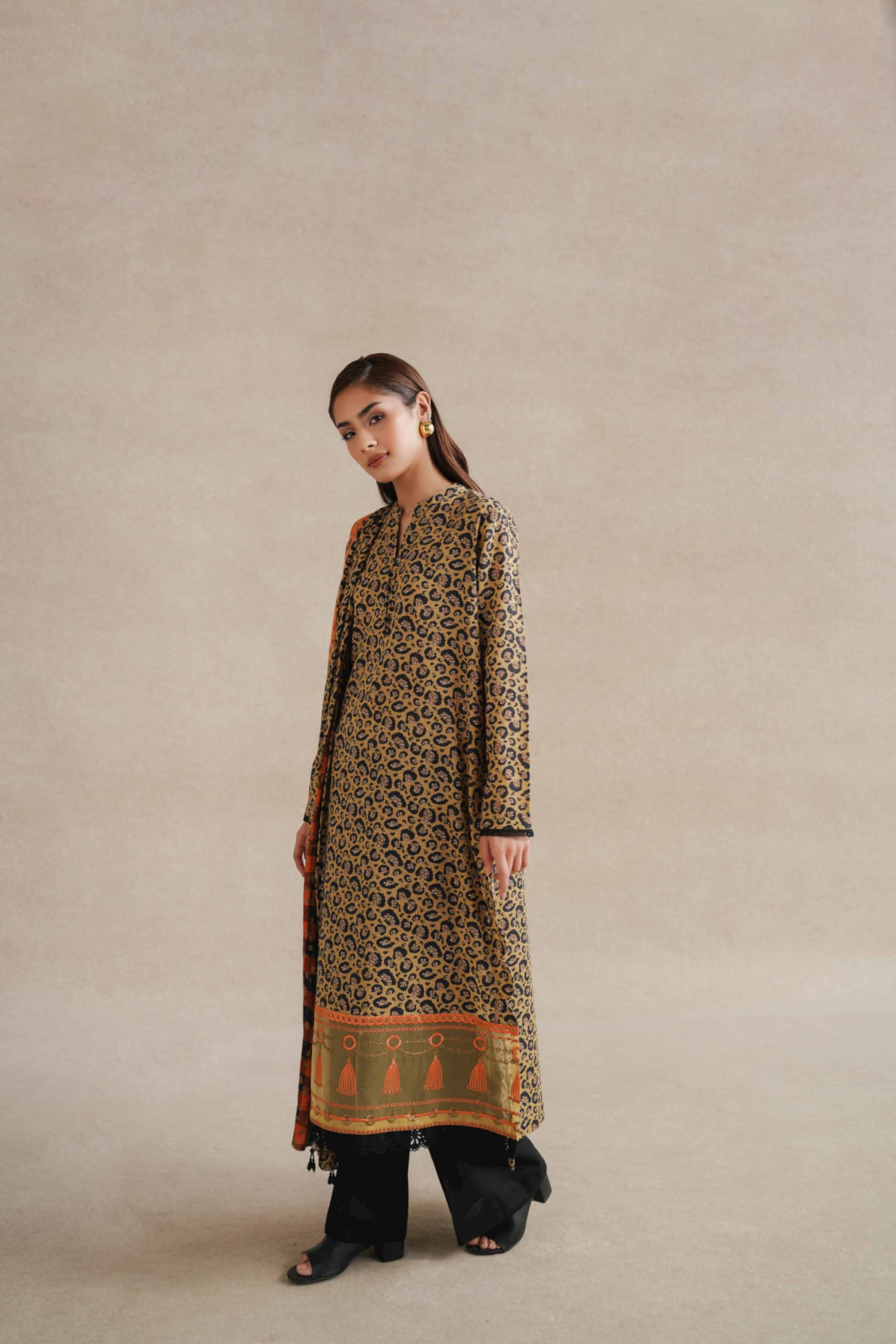 2 Piece - Printed Embroidered Suit - 42404079 - Image 6