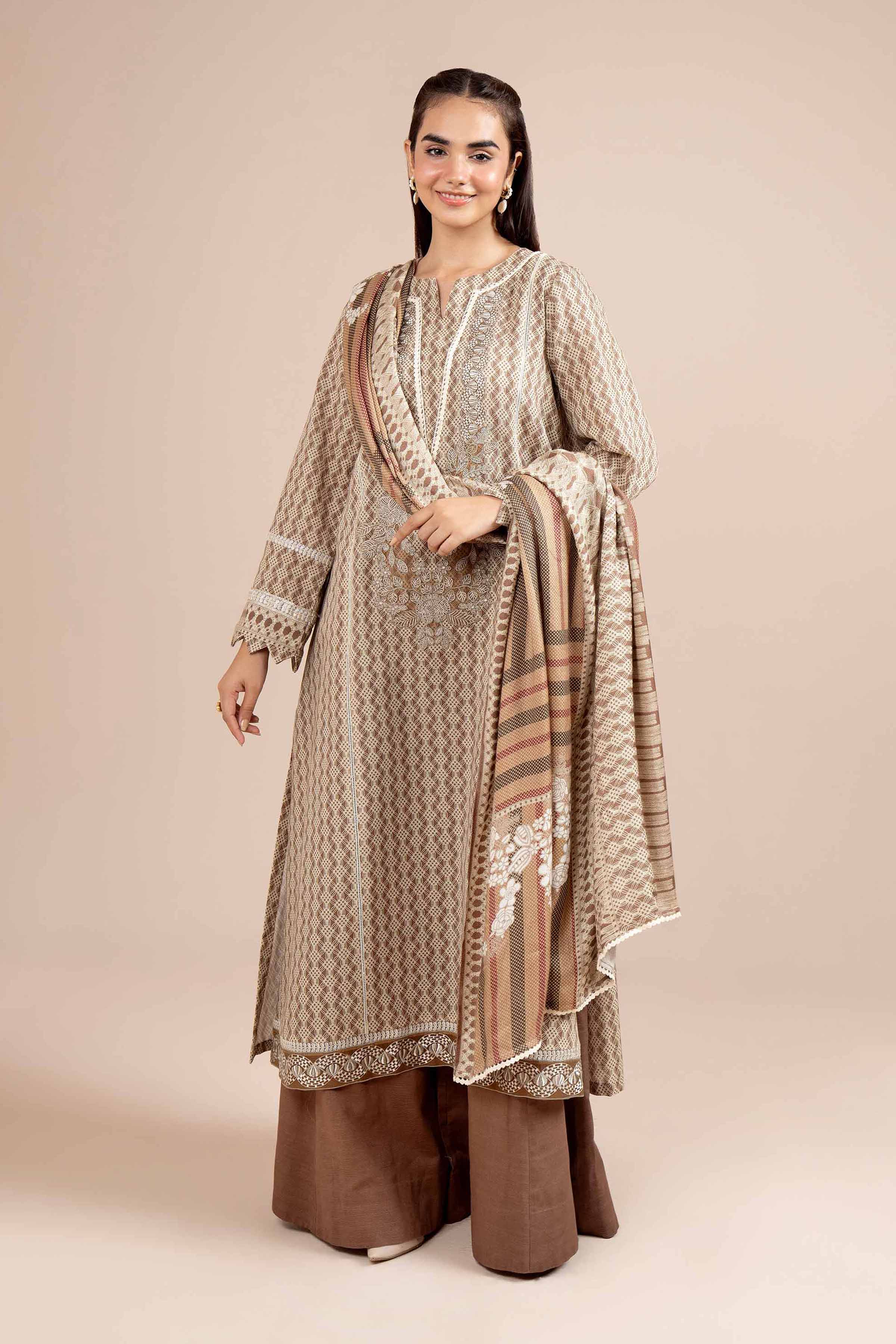 2 Piece - Printed Embroidered Suit - 42404080 - Image 2