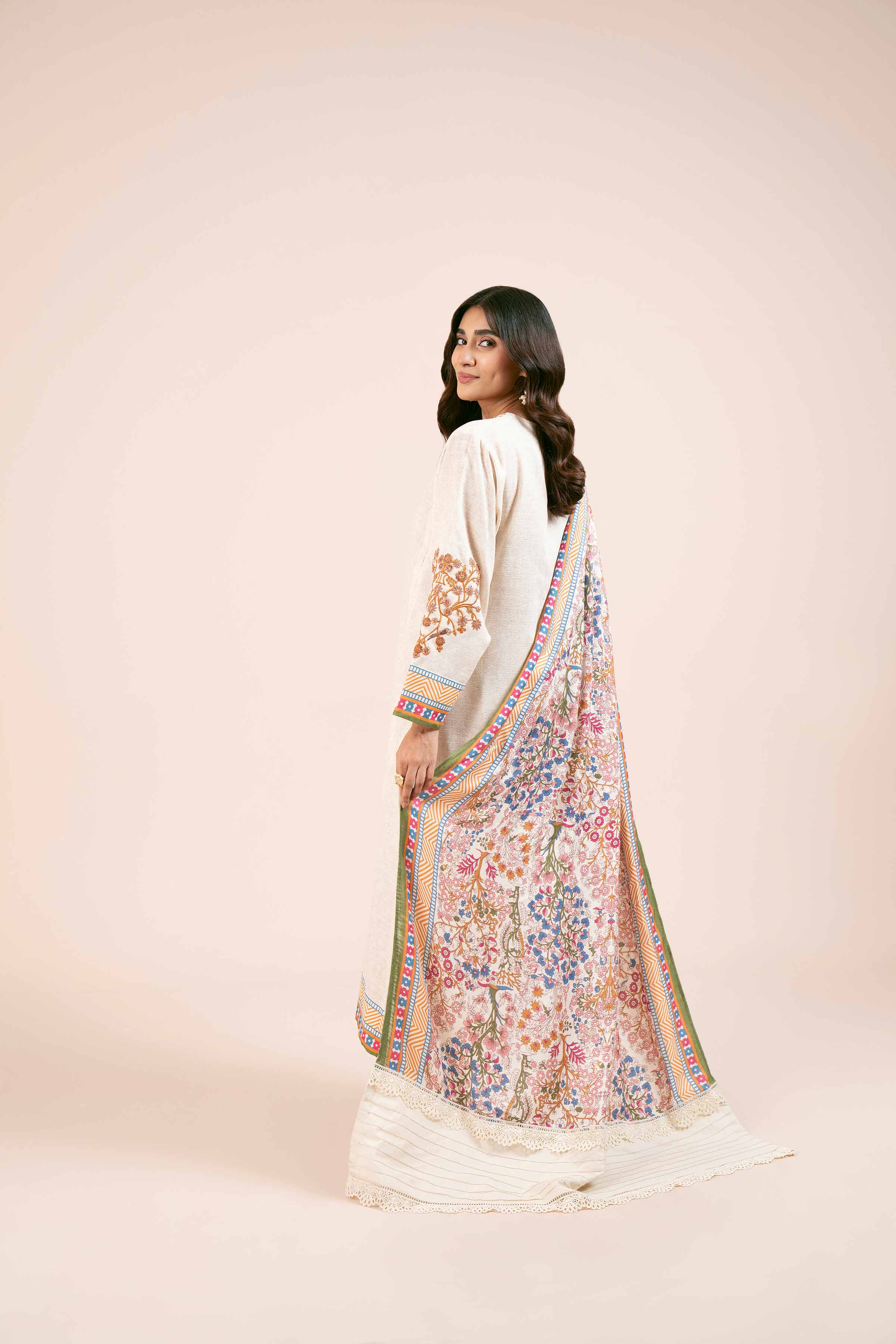 2 Piece - Printed Embroidered Suit - 42404084 - Image 3