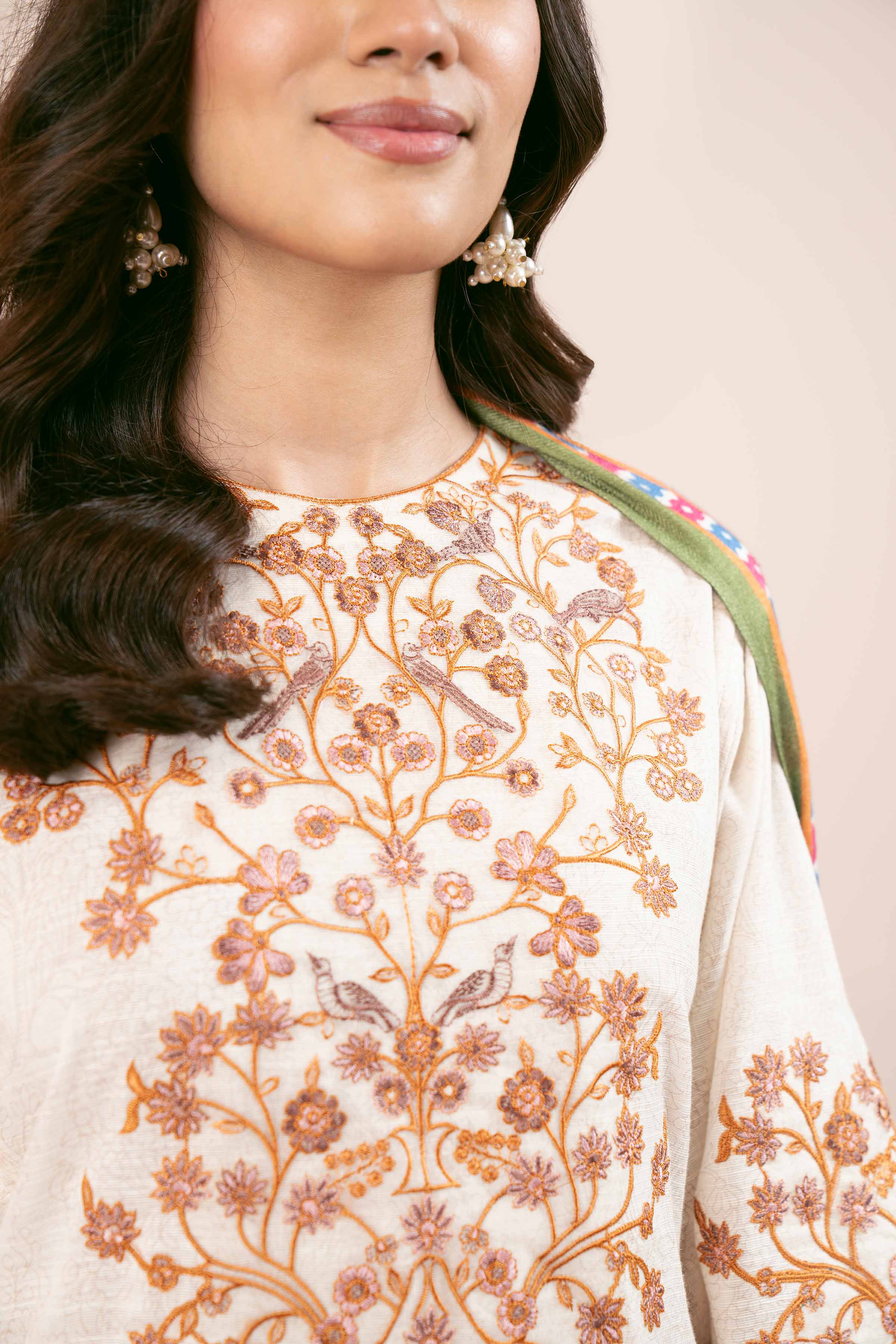 2 Piece - Printed Embroidered Suit - 42404084 - Image 4