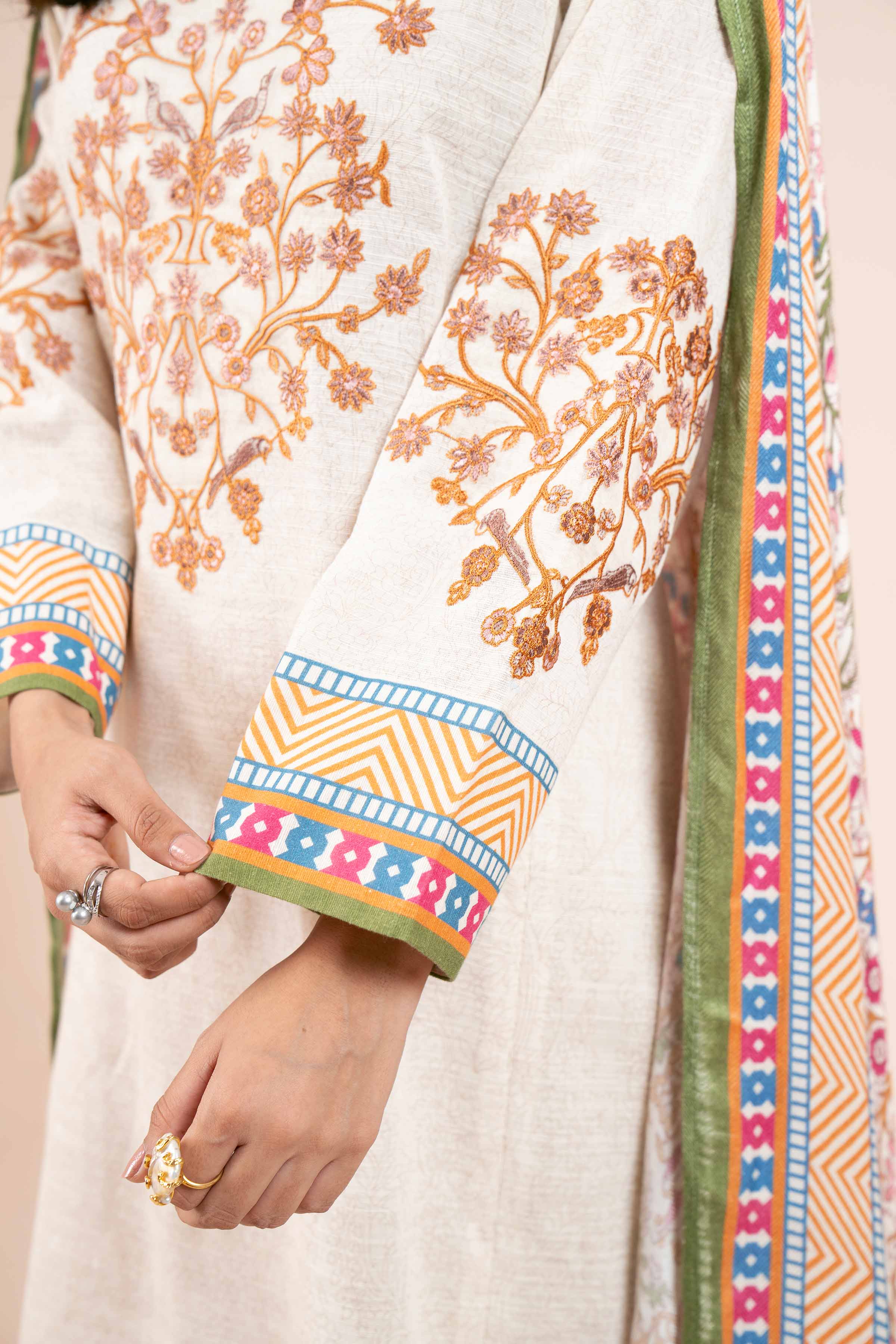 2 Piece - Printed Embroidered Suit - 42404084 - Image 5