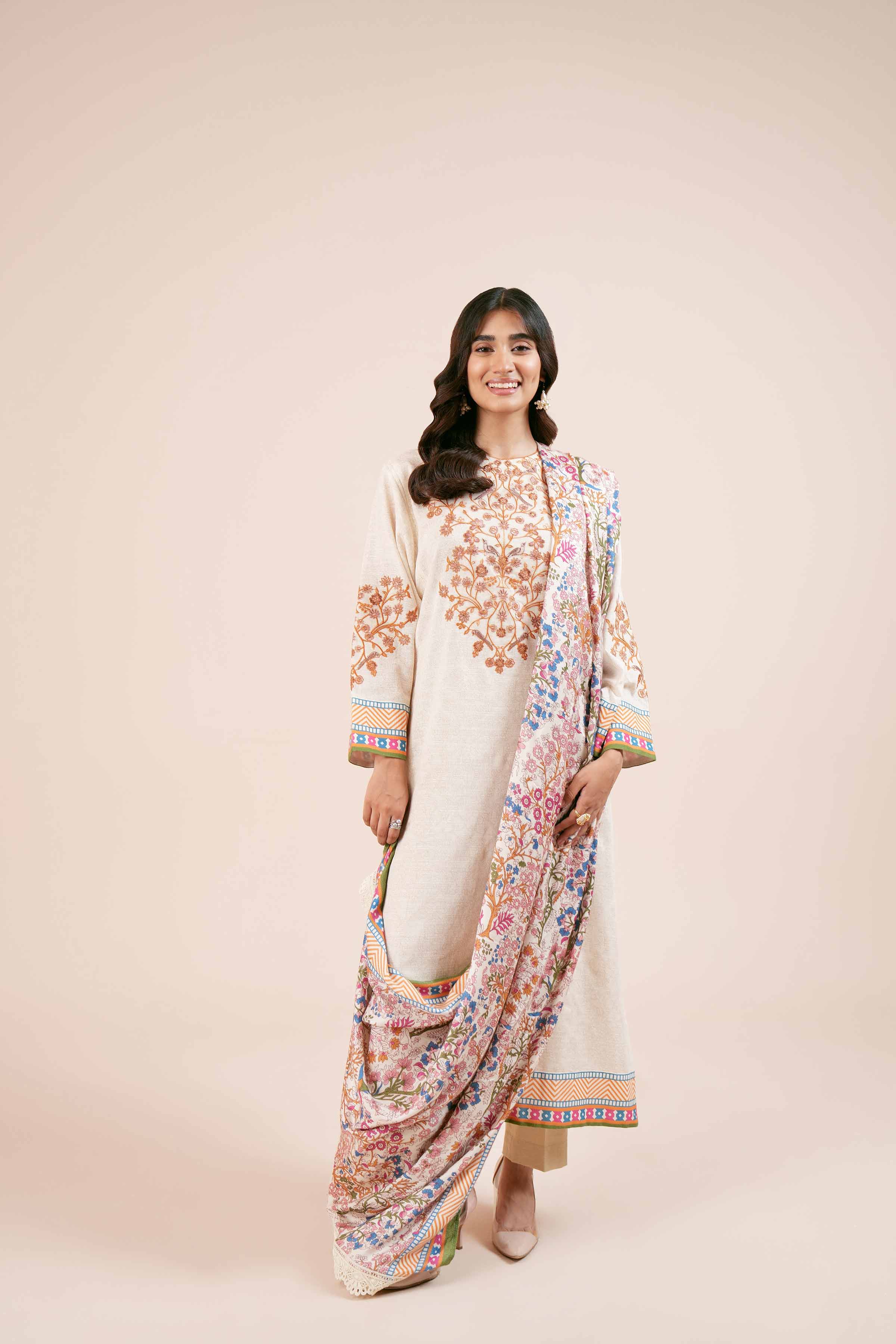 2 Piece - Printed Embroidered Suit - 42404084 - Image 6
