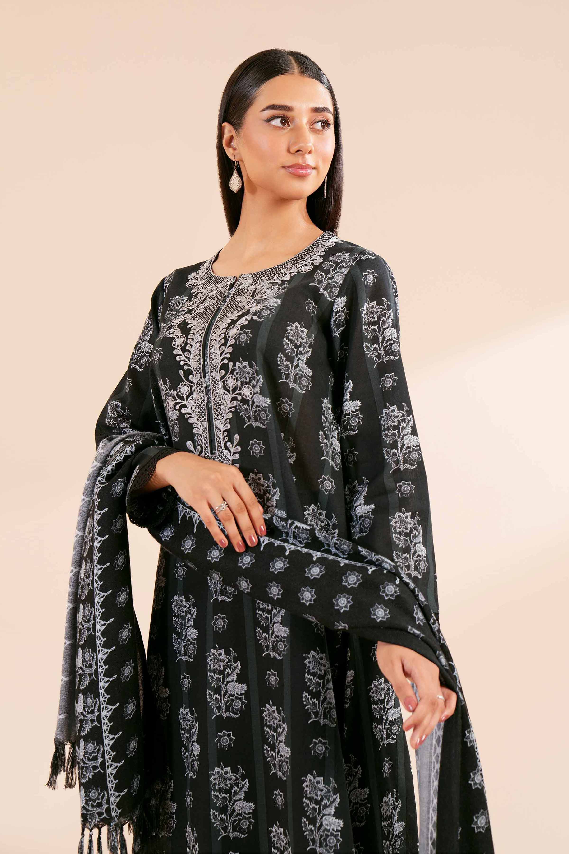 2 Piece - Printed Embroidered Suit - 42404086 - Image 2