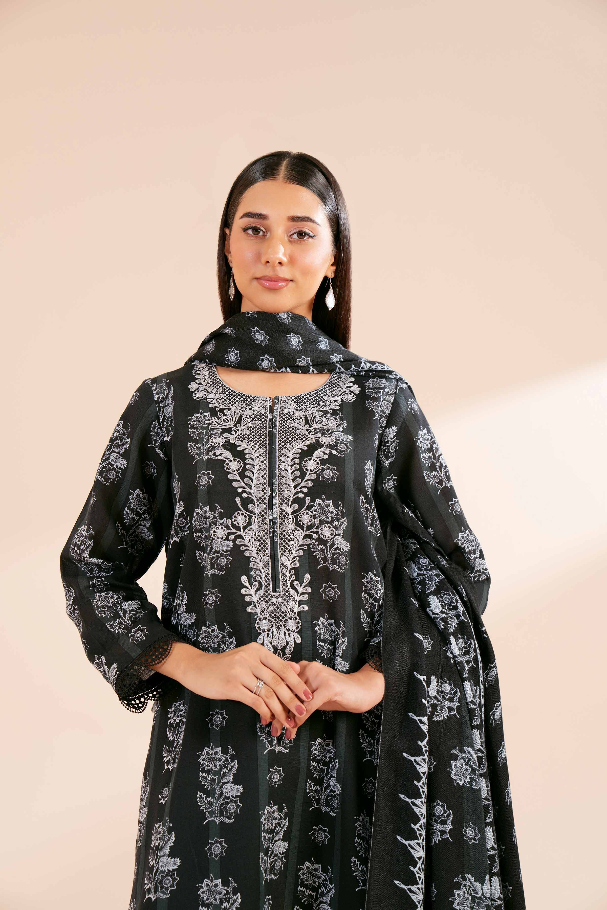 2 Piece - Printed Embroidered Suit - 42404086 - Image 5