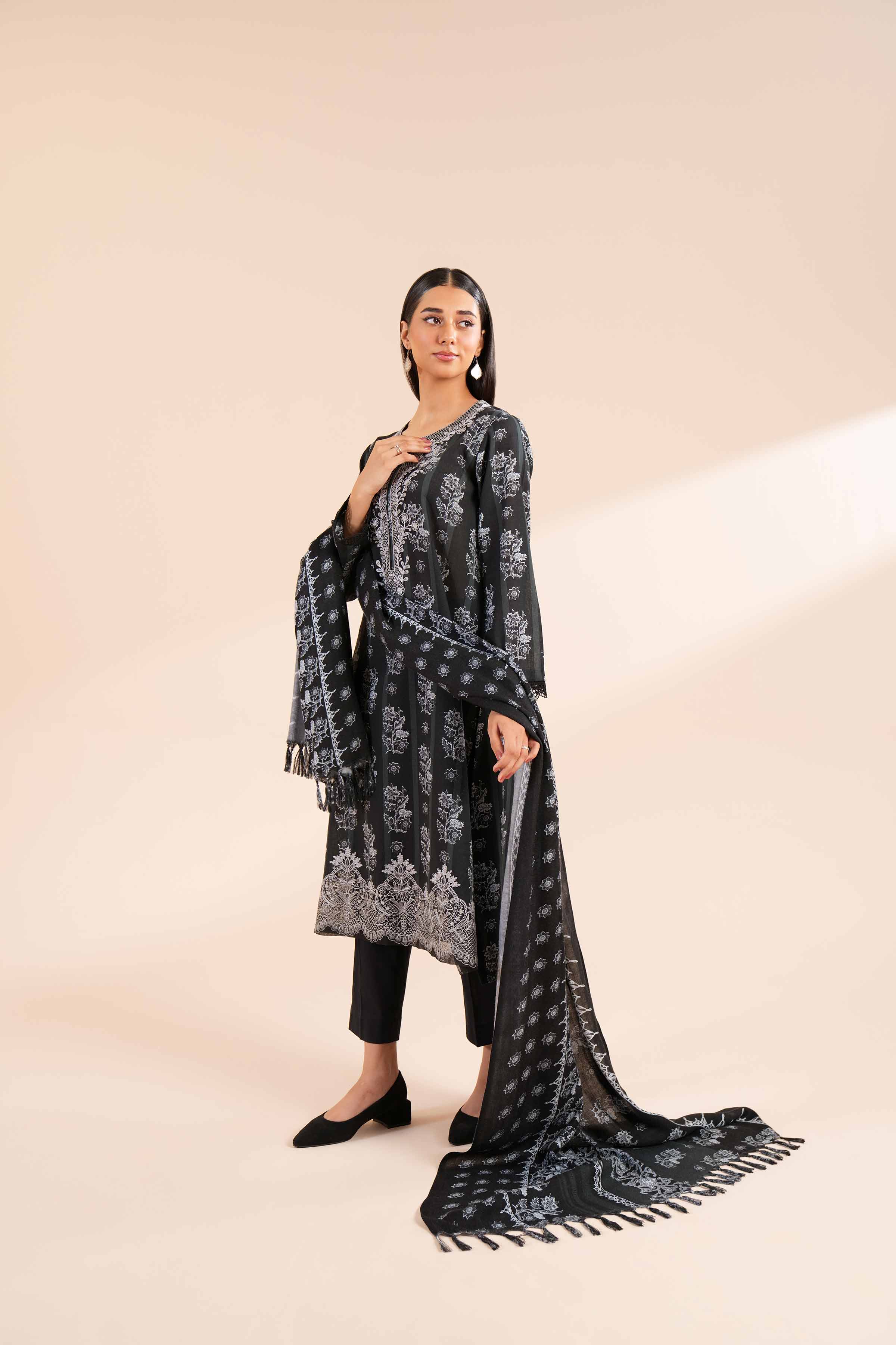 2 Piece - Printed Embroidered Suit - 42404086 - Image 6