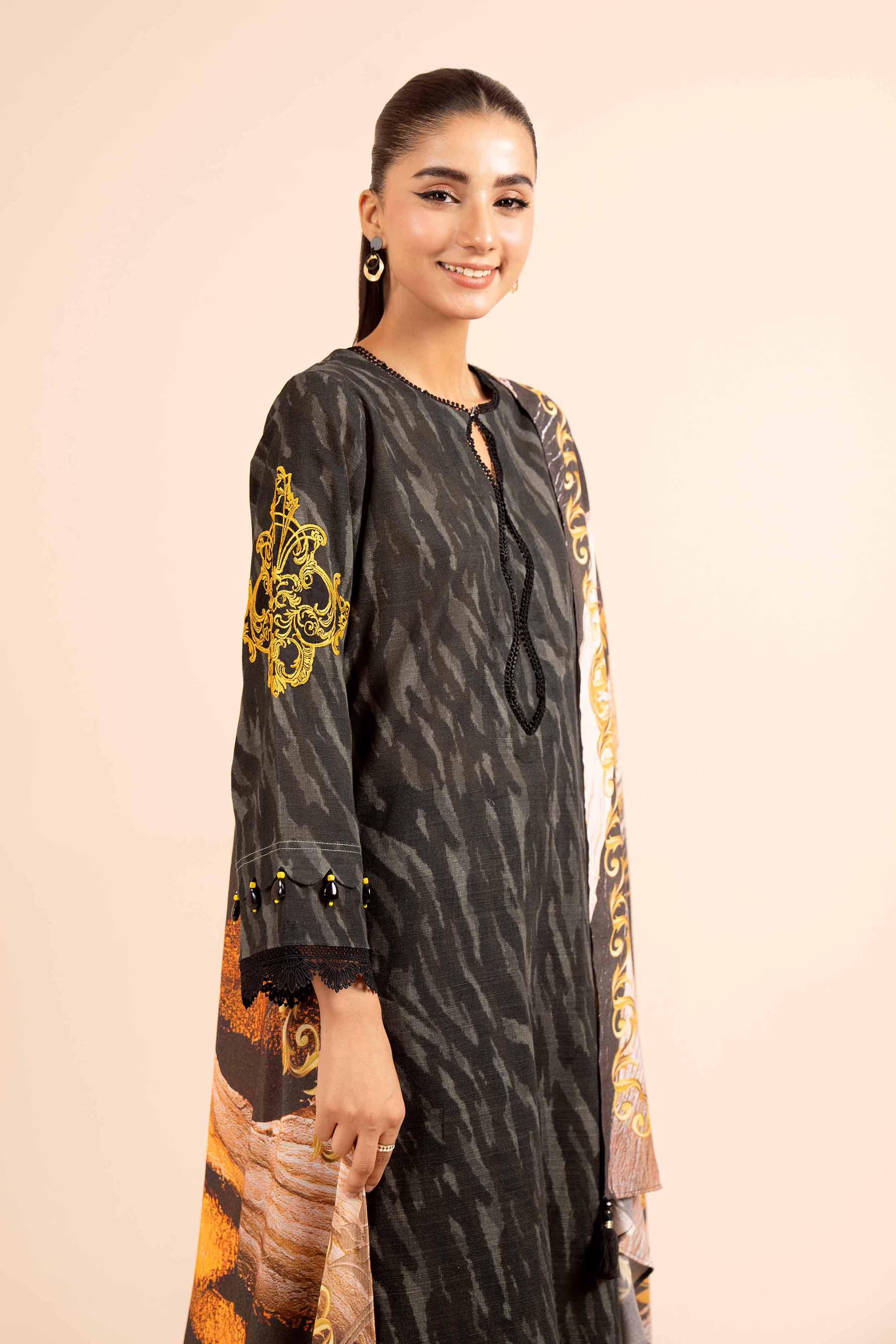 2 Piece - Printed Embroidered Suit - 42404087 - Image 2