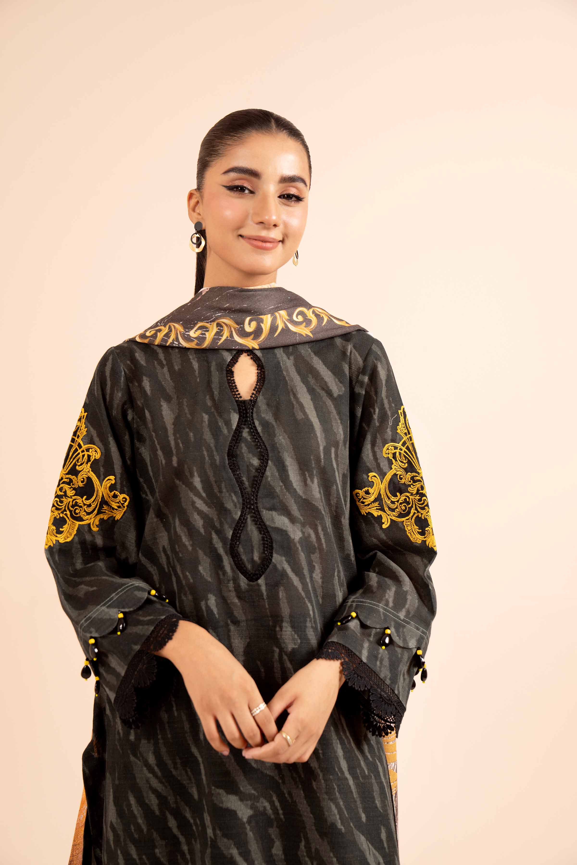 2 Piece - Printed Embroidered Suit - 42404087 - Image 4