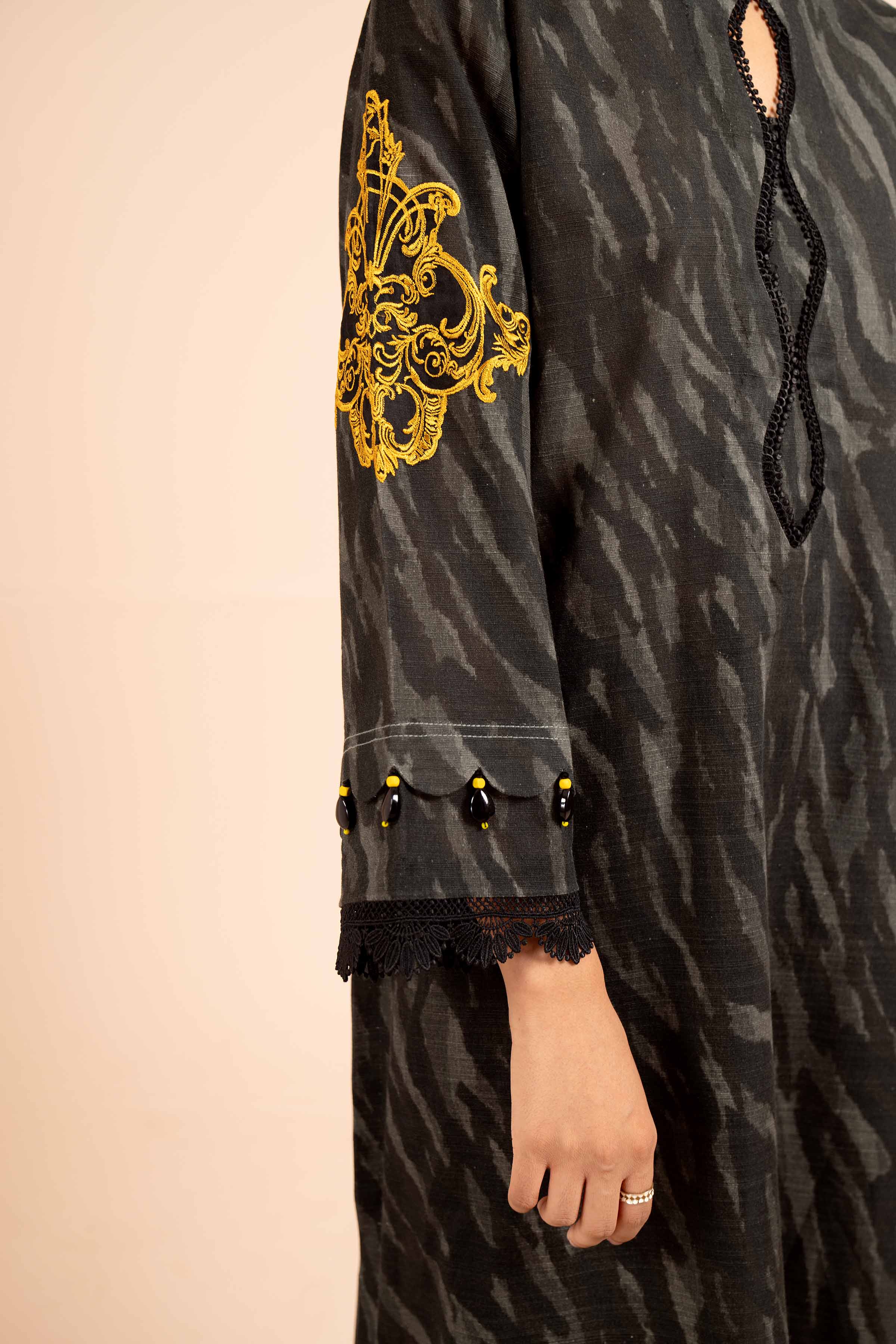 2 Piece - Printed Embroidered Suit - 42404087 - Image 5