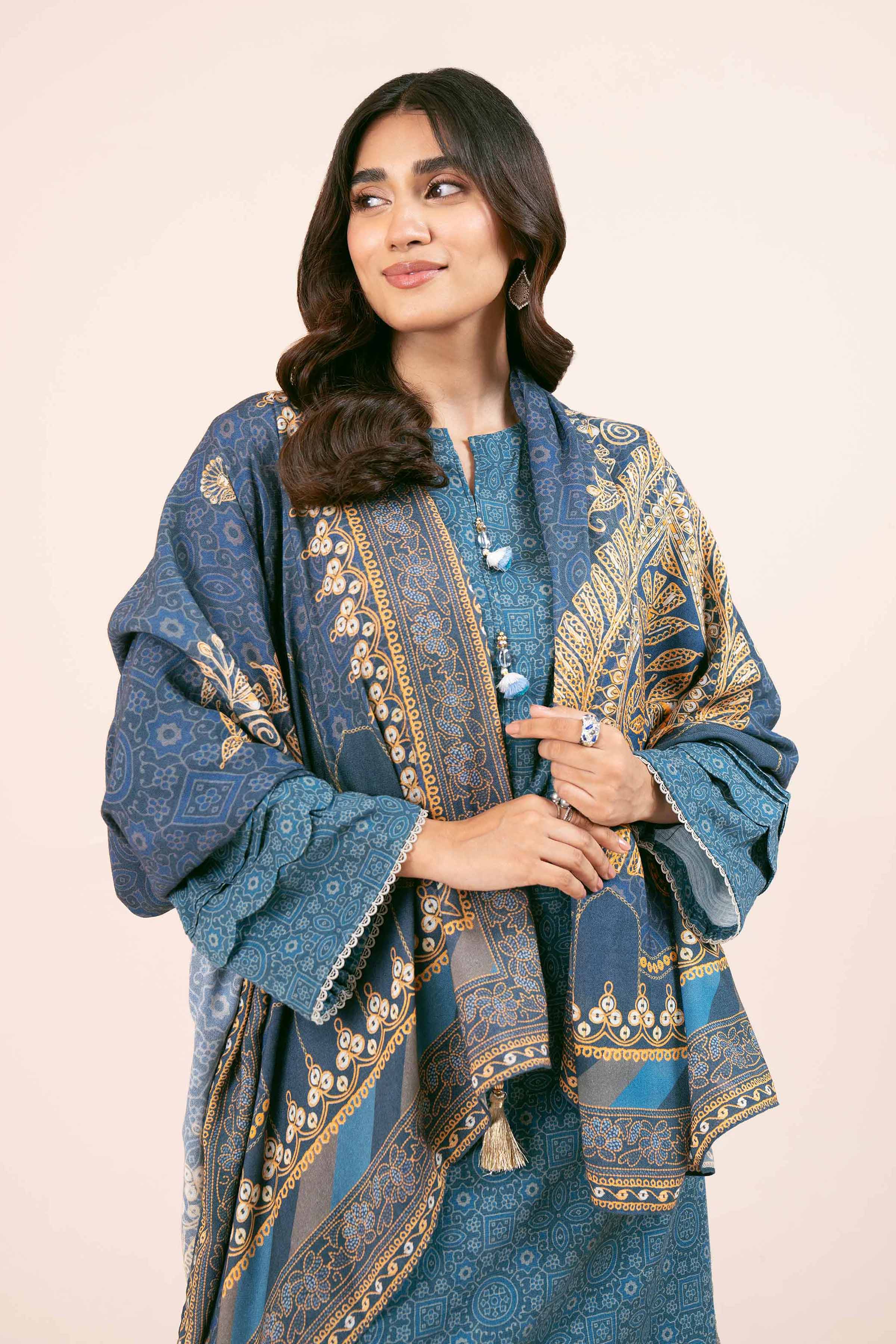 2 Piece - Printed Embroidered Suit - 42404089 - Image 2