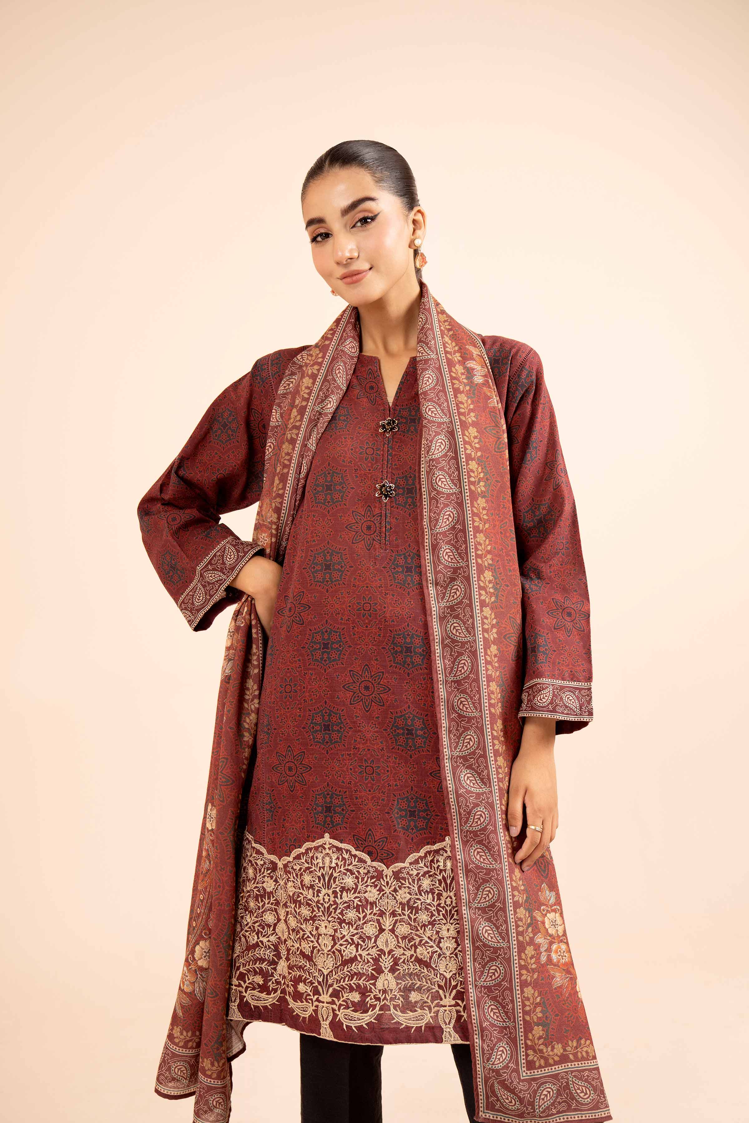 2 Piece - Printed Embroidered Suit - 42404091 - Image 5