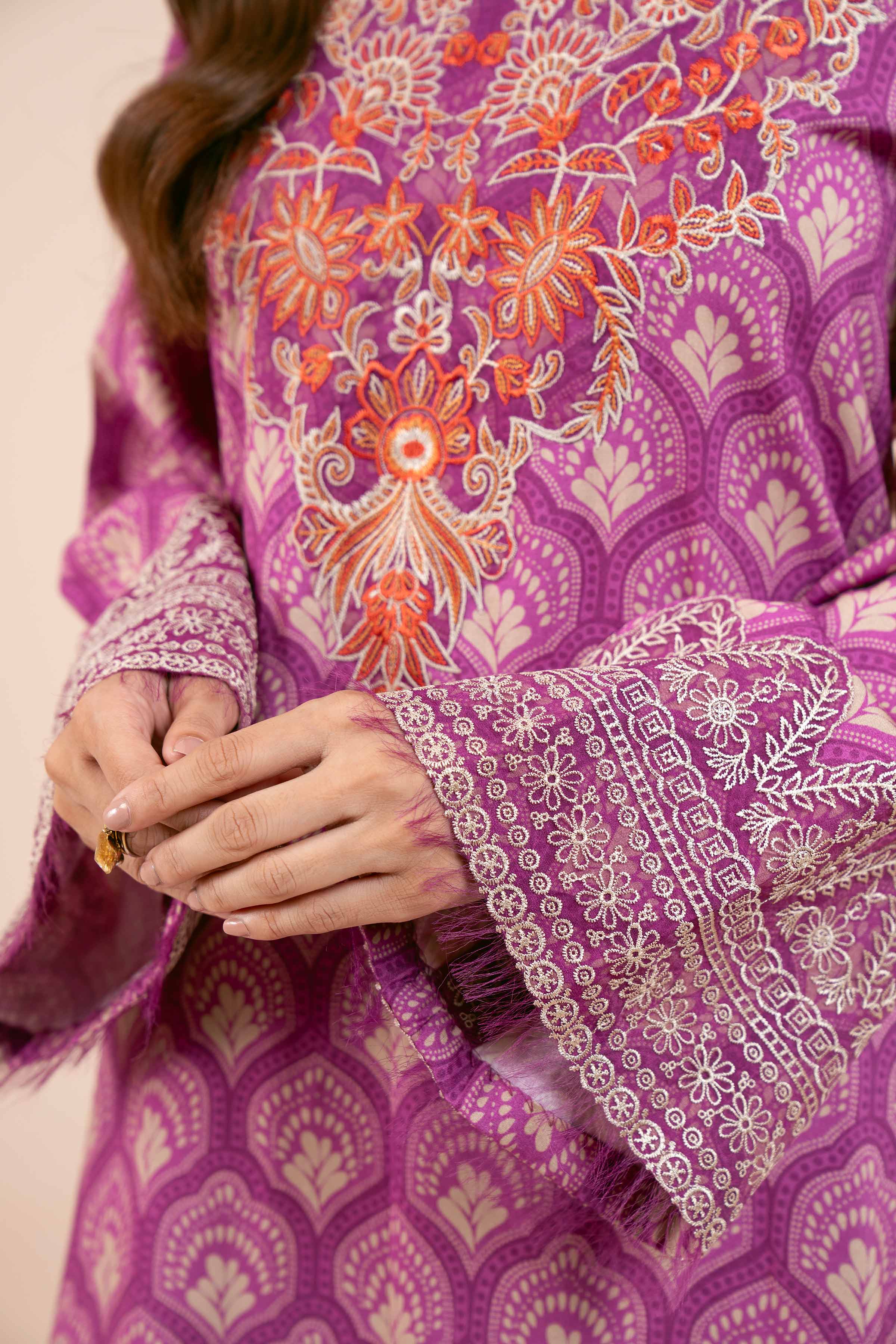 3 Piece - Printed Embroidered Suit - 42404098 - Image 5