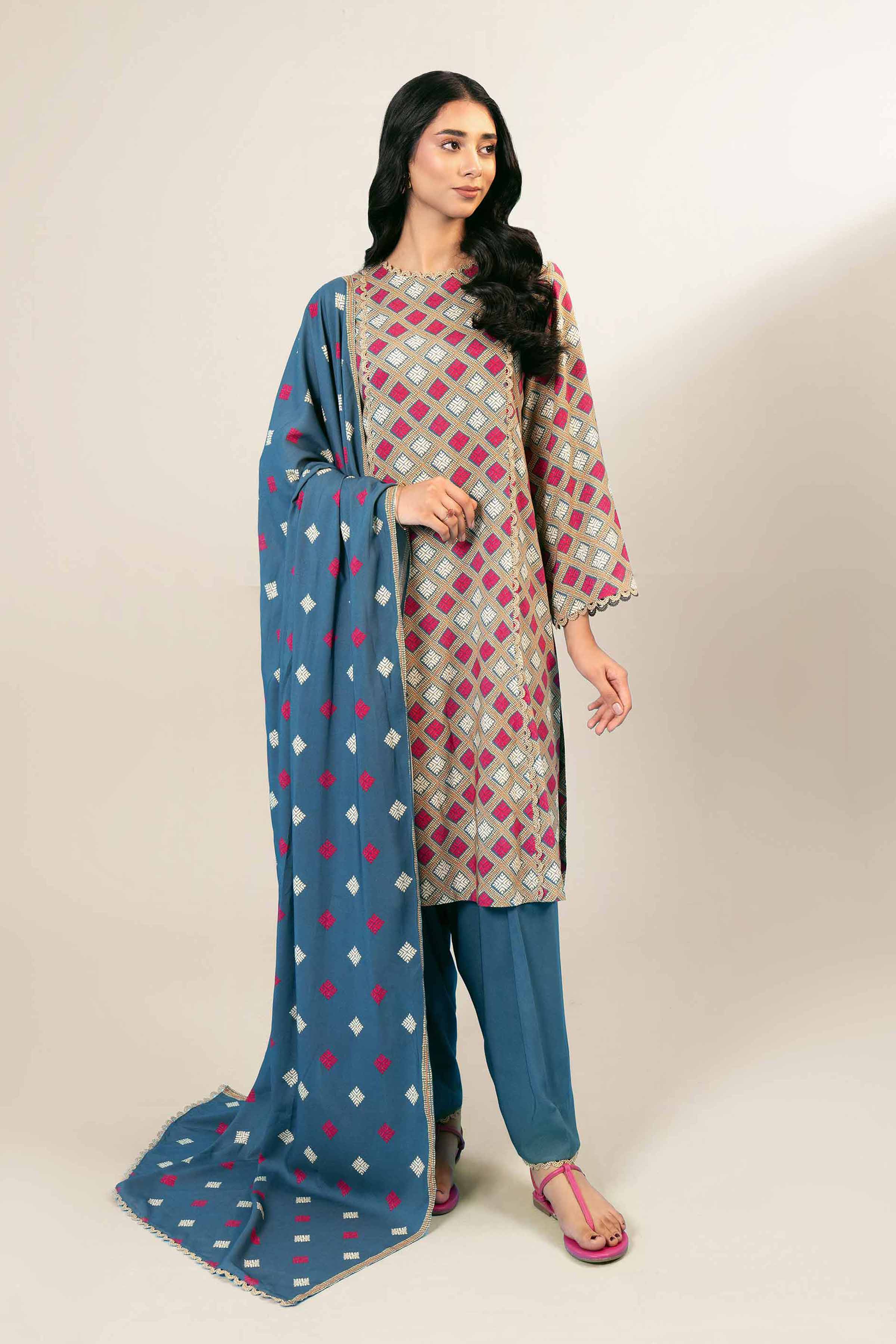 3 Piece - Printed Suit - 42404110 - Image 2